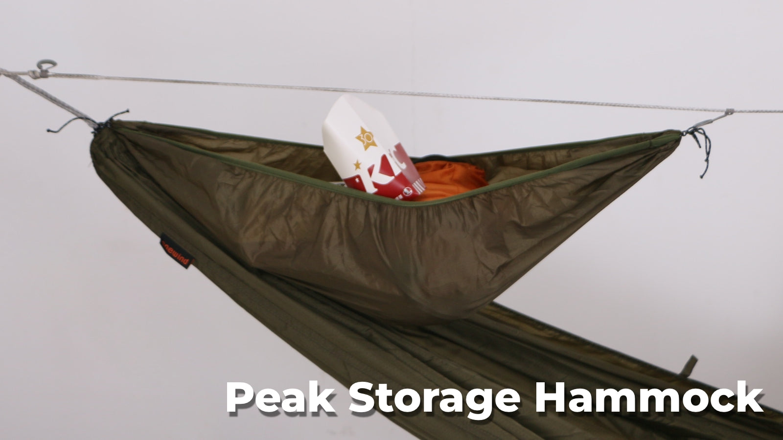 How to use Peak Storage Hammock for Camping Hammock Prussic Knot