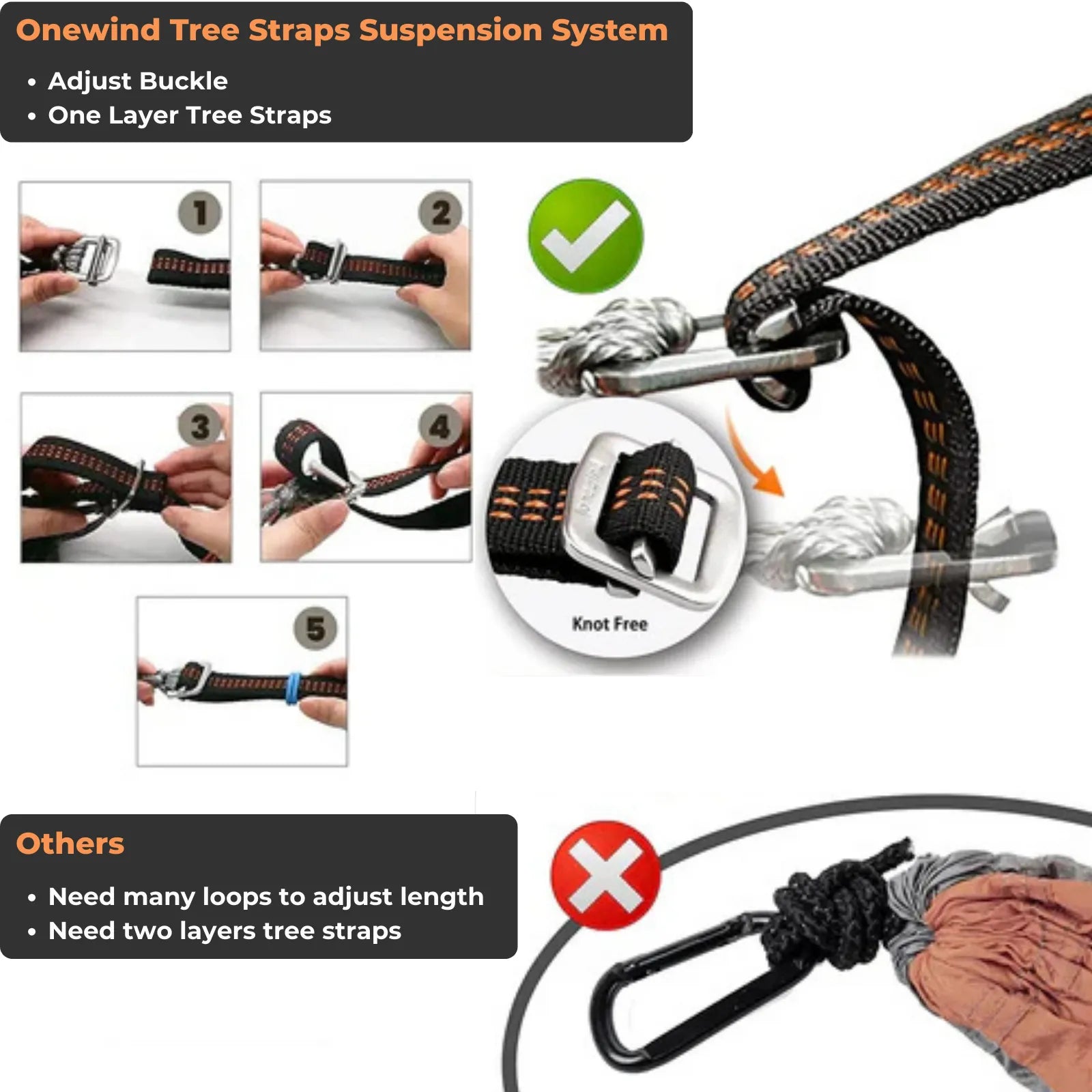 11ft Ultralight Camping Hammock