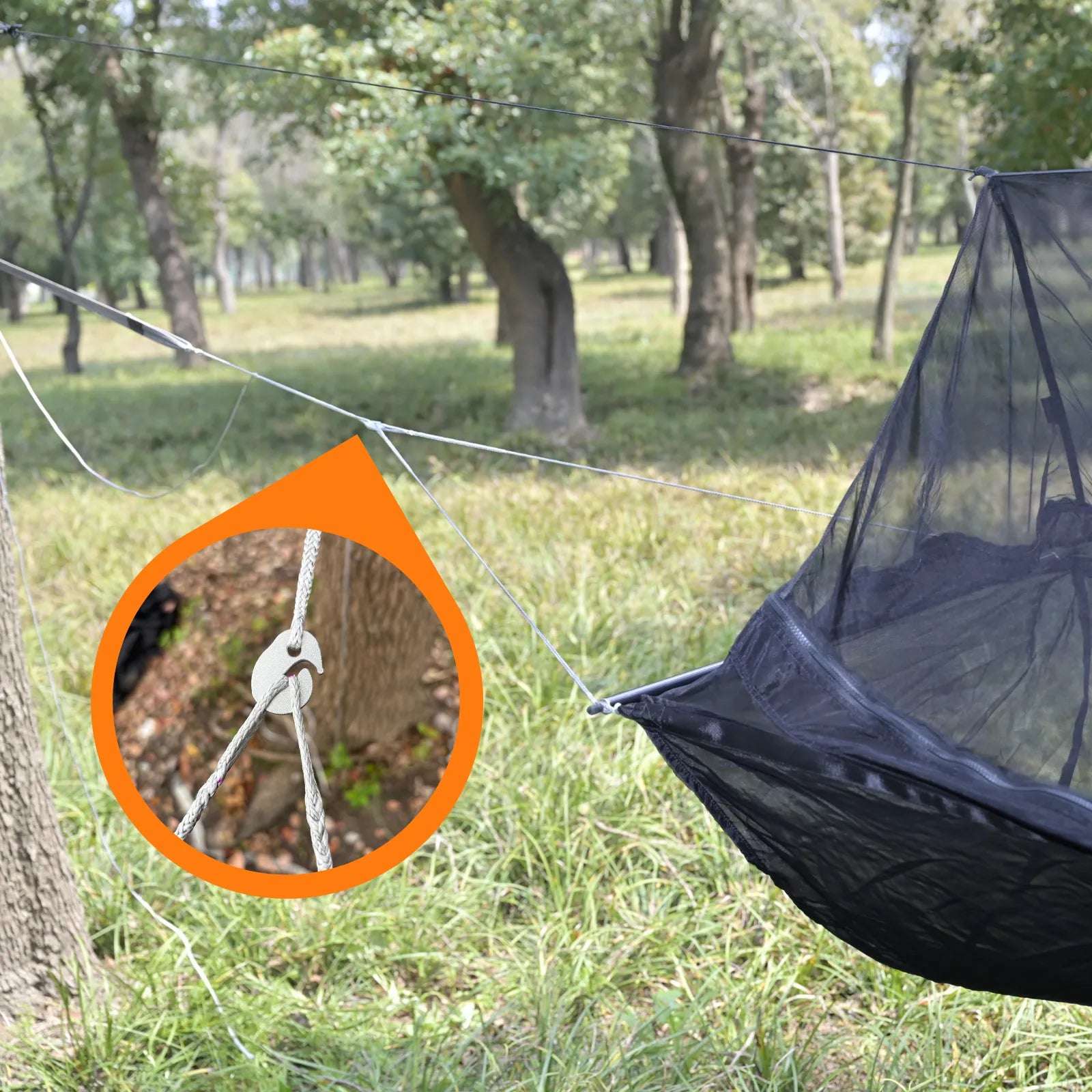 Bridge Hammock Single Tree Straps Set