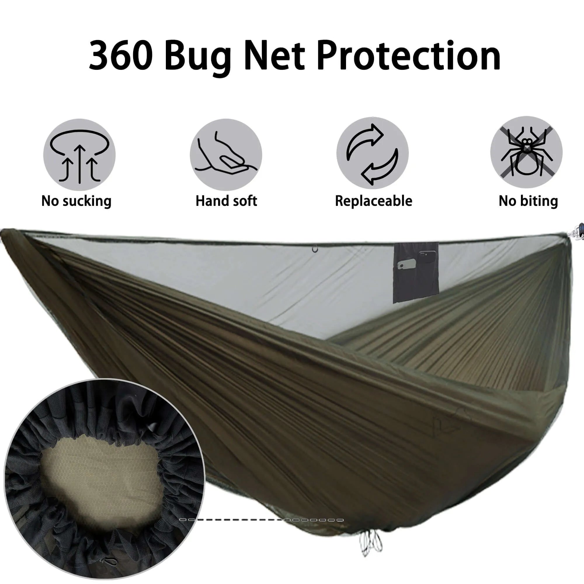 Aerie 12' XXL Double Camping Hammock