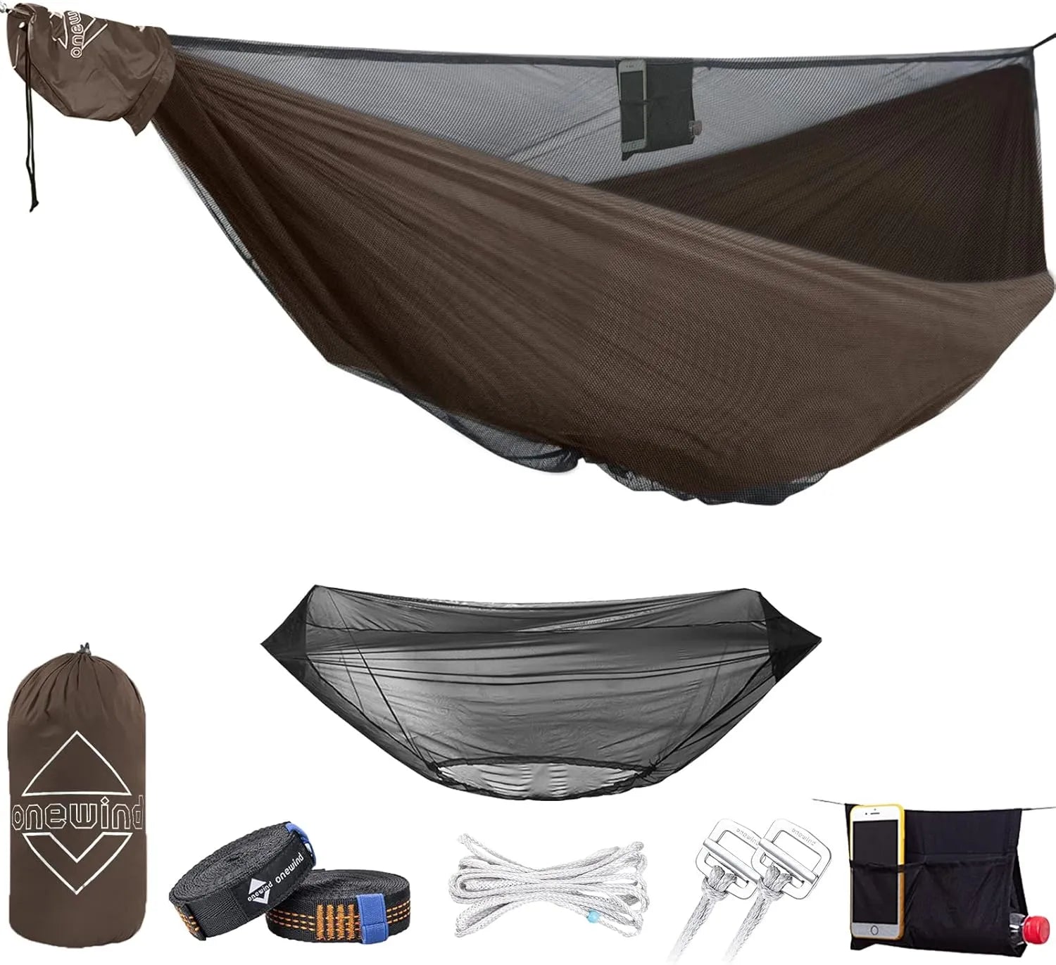 Aerie 11' Doppel-Camping-Hängematte mit Moskitonetz