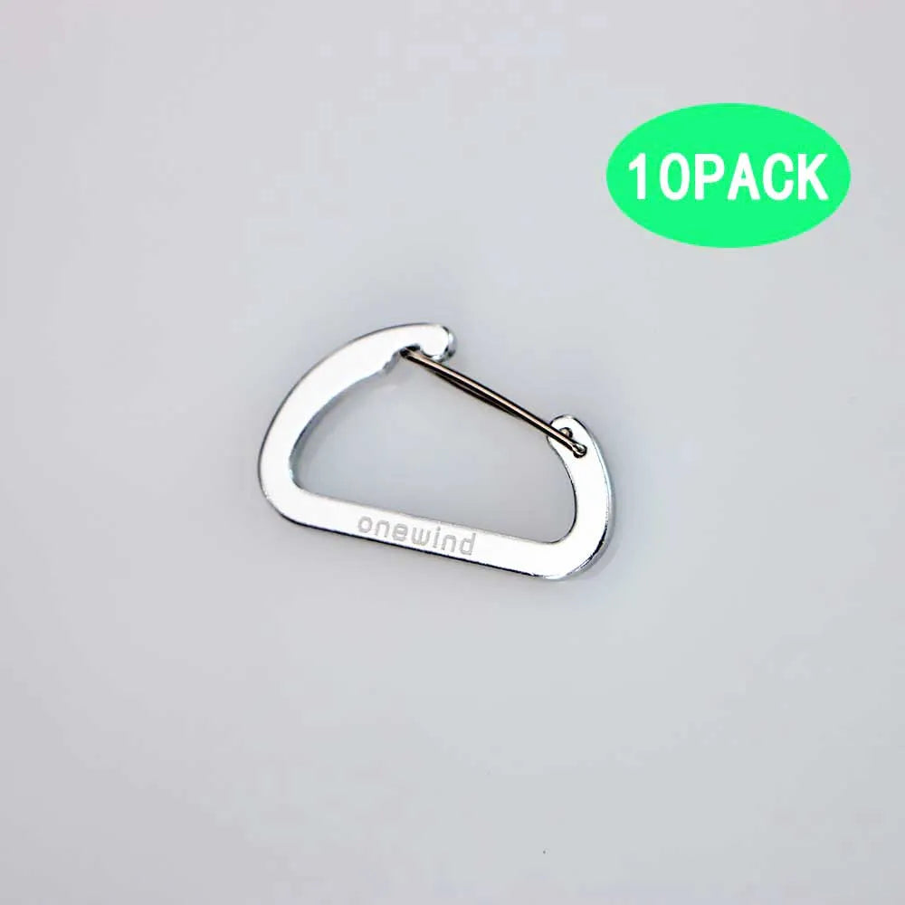Aluminum Carabiner Quickdraws - 10PCS