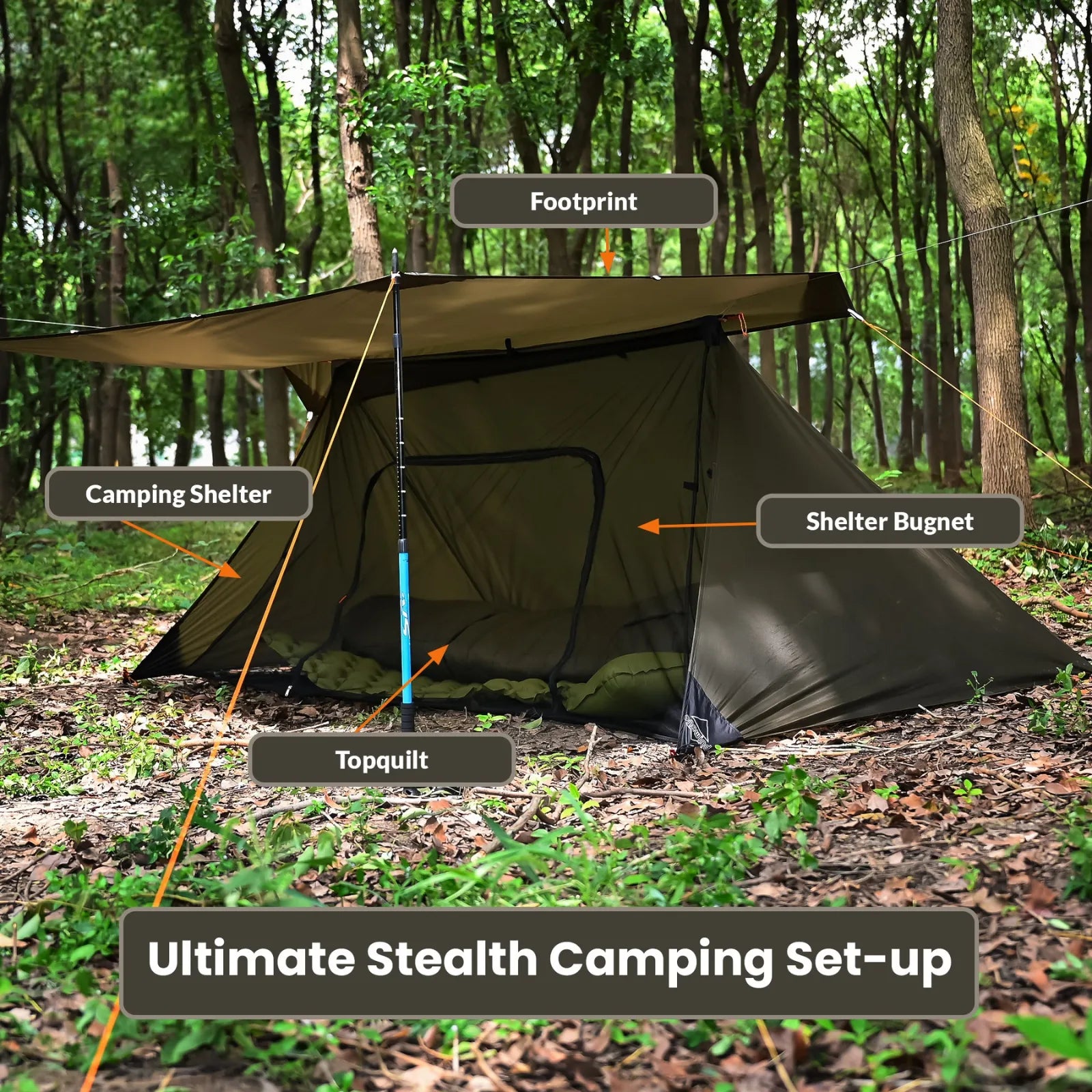 Dyad Shelter Mosquito BugNet (ohne Boden)