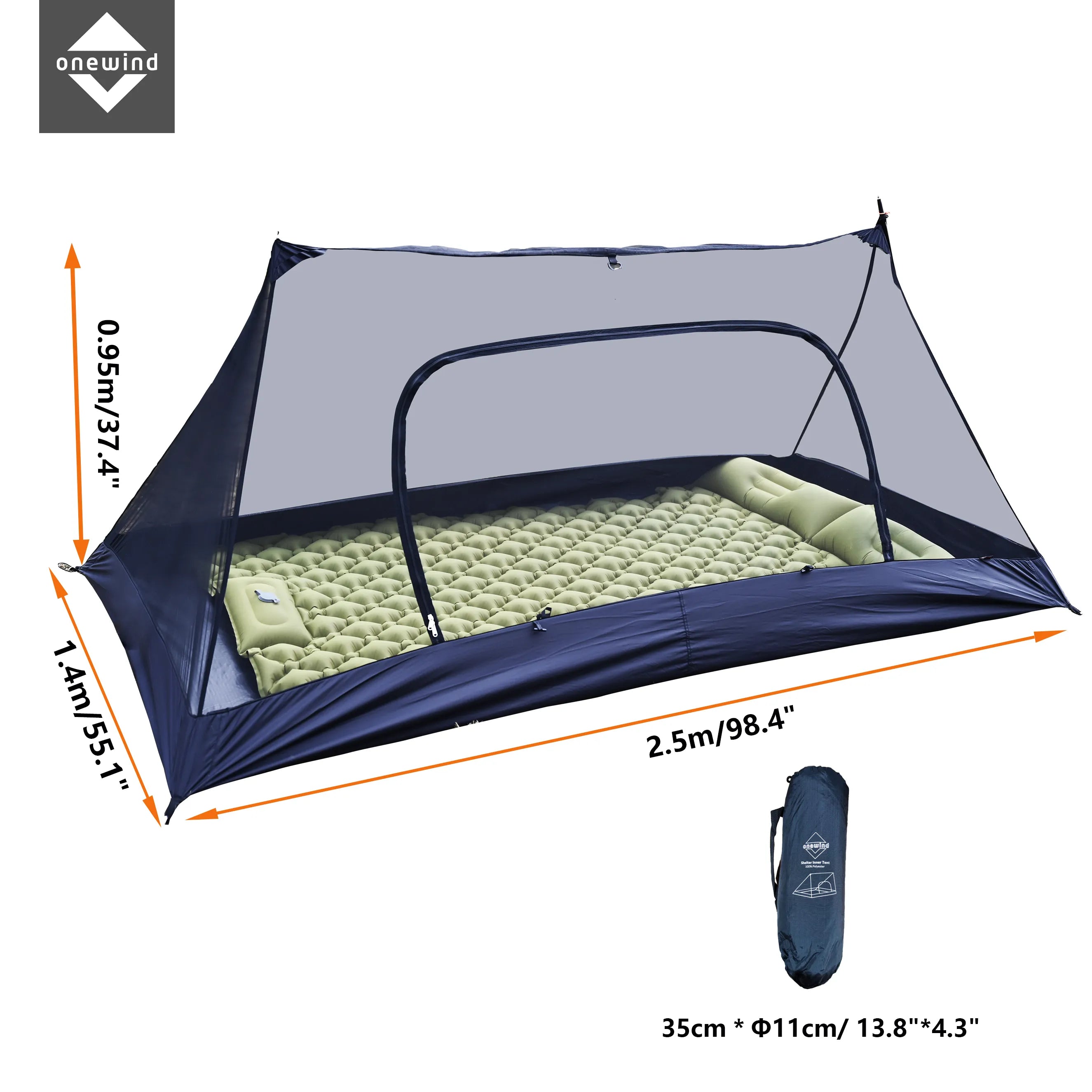 Second Dyad Shelter Inner Tent Mosquito Net