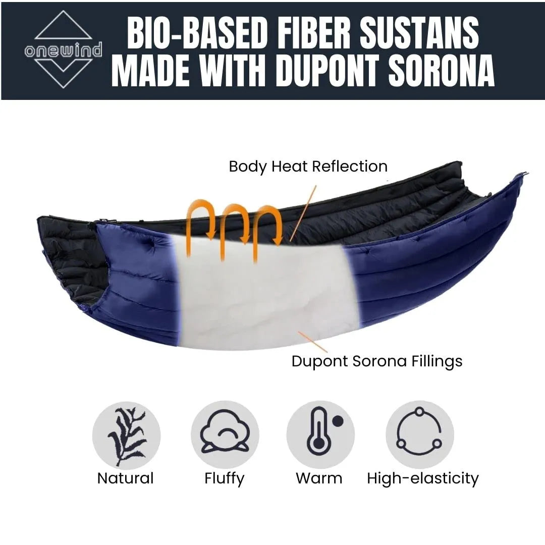 Flare Hammock Underquilt Dark Blue
