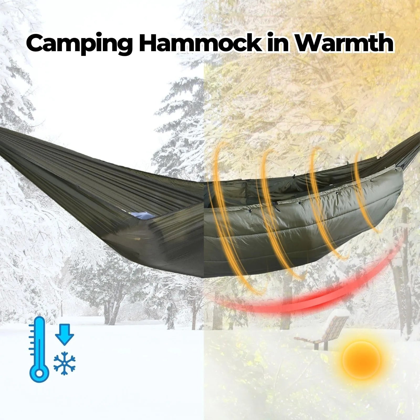 Flare Hammock Underquilt Dark Blue