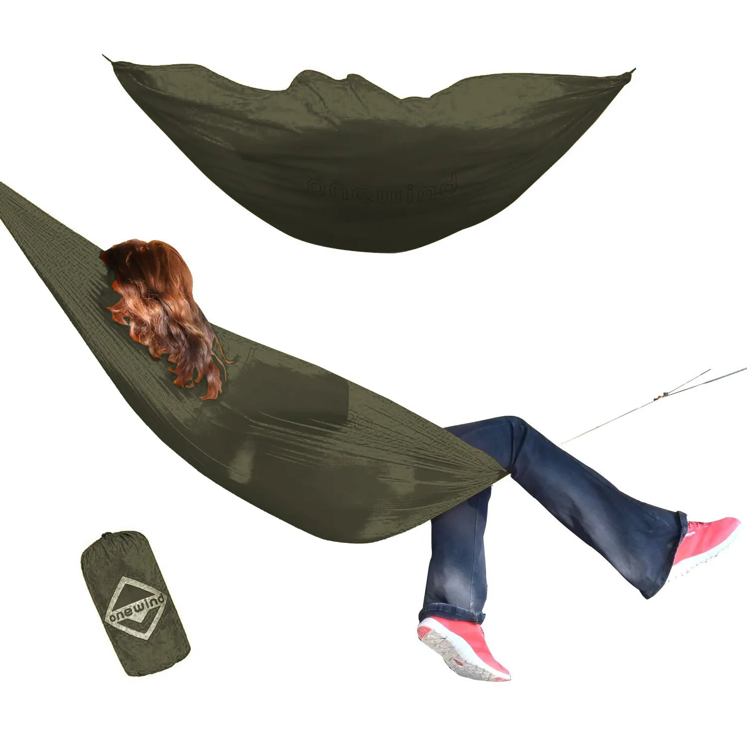 hammock gear sling Onewind Gear Hammock, Underbelly Gear Sling Lightweight And Portable Mini Hammock Storage Hammock For Camping, Backpacking, Fish