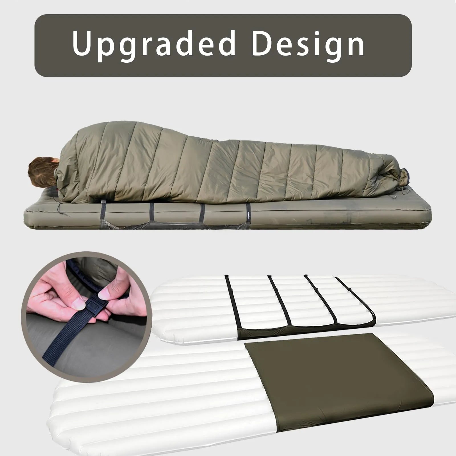 Hammock Topquilt Poncho with OneTouch Pad Straps