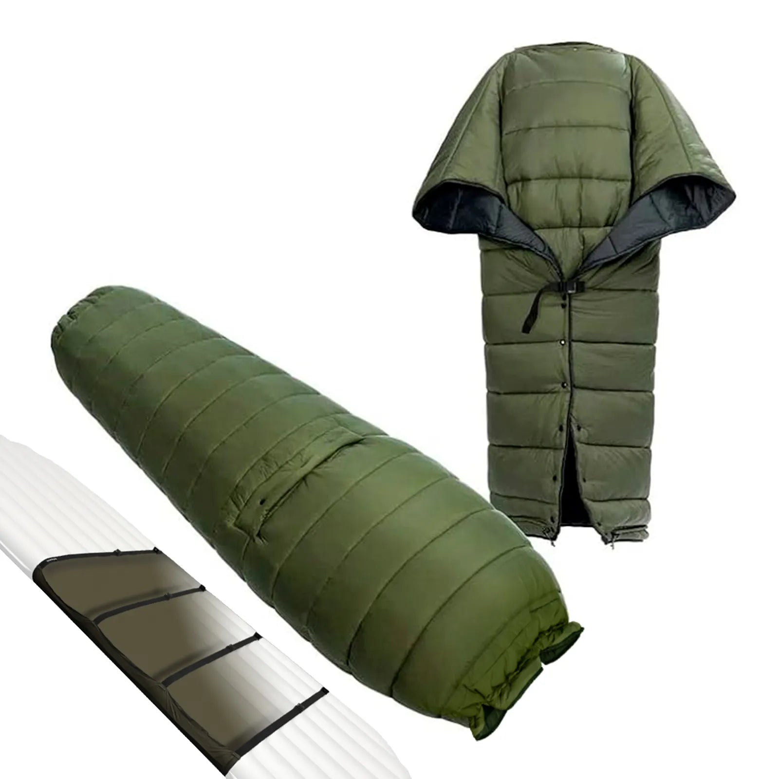 Hammock Topquilt Poncho with OneTouch Pad Straps