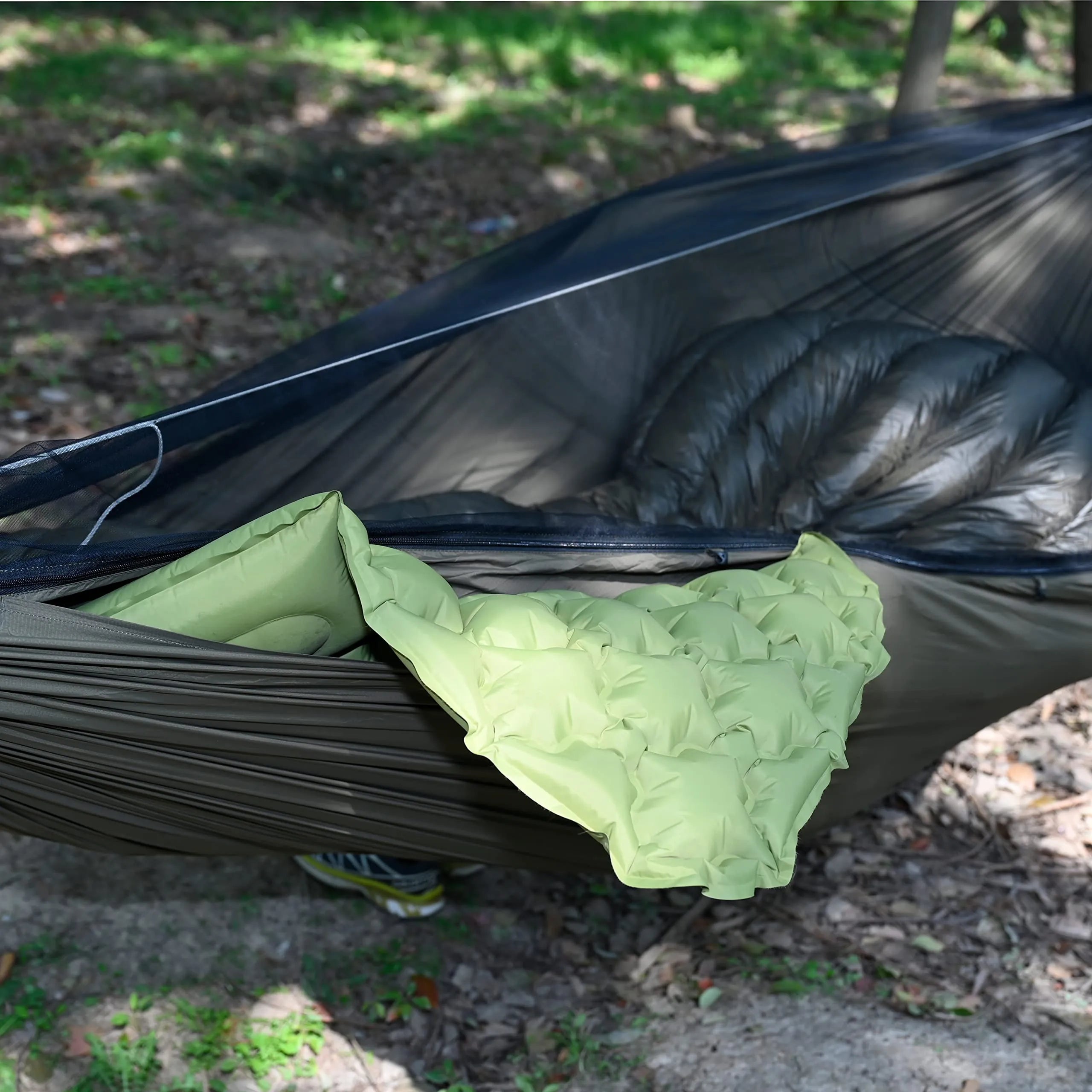 Hamaca de camping de doble capa con cremallera Northers 11'