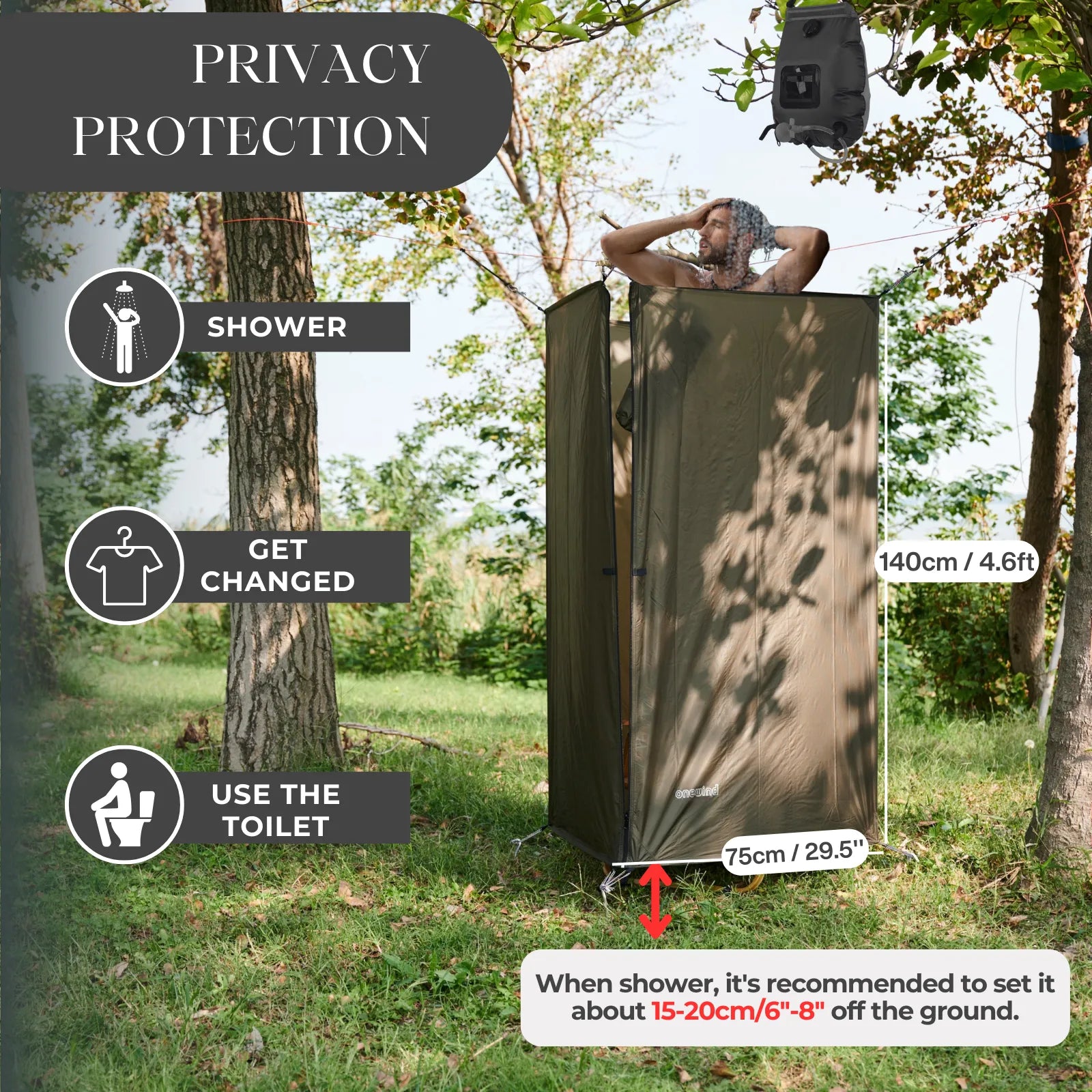 Portable Privacy Shower Tent