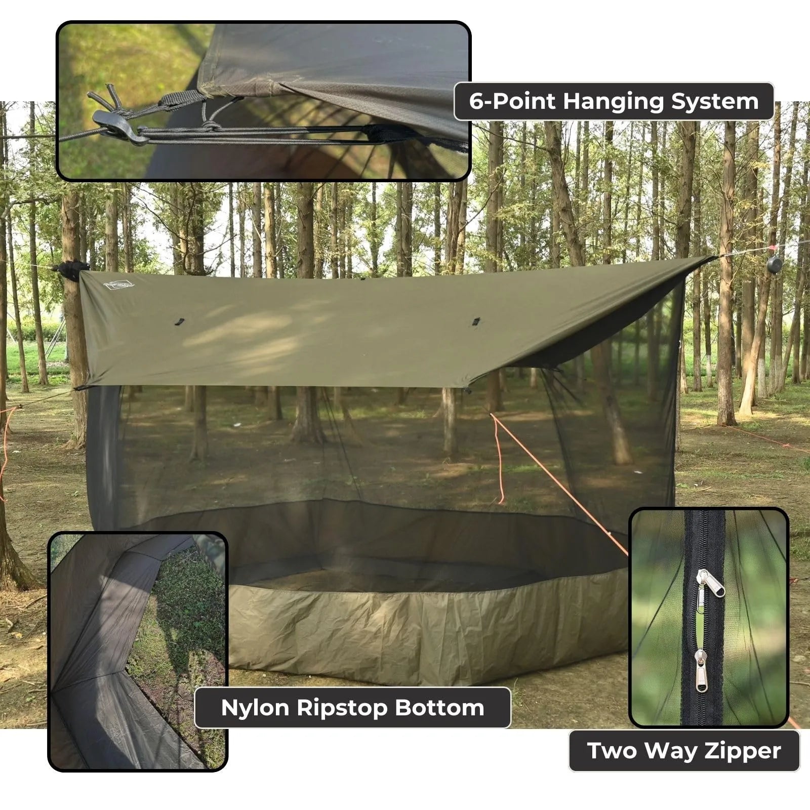 Camping Tarp Mosquito Net