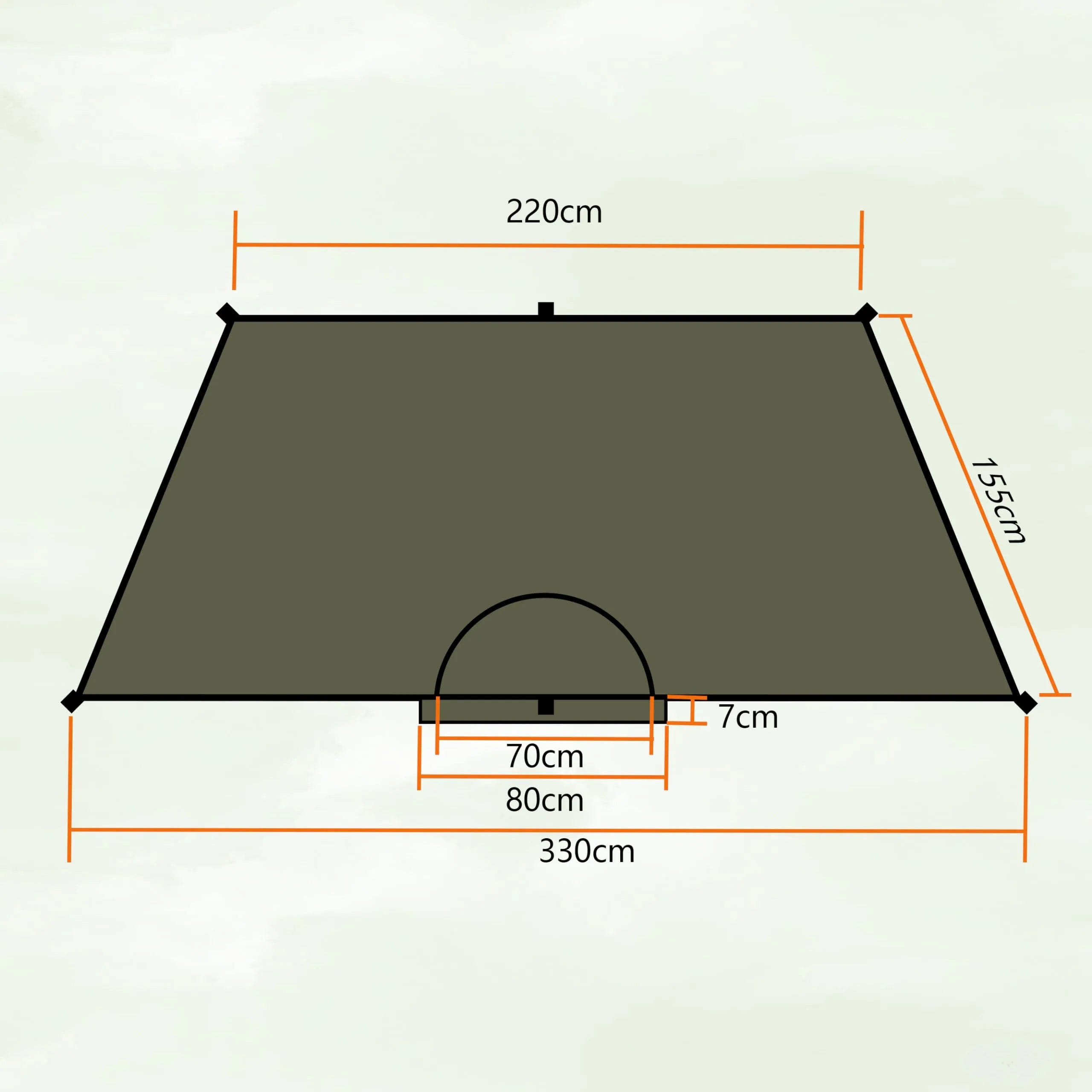 Solitary Ultralight Cape Shelter