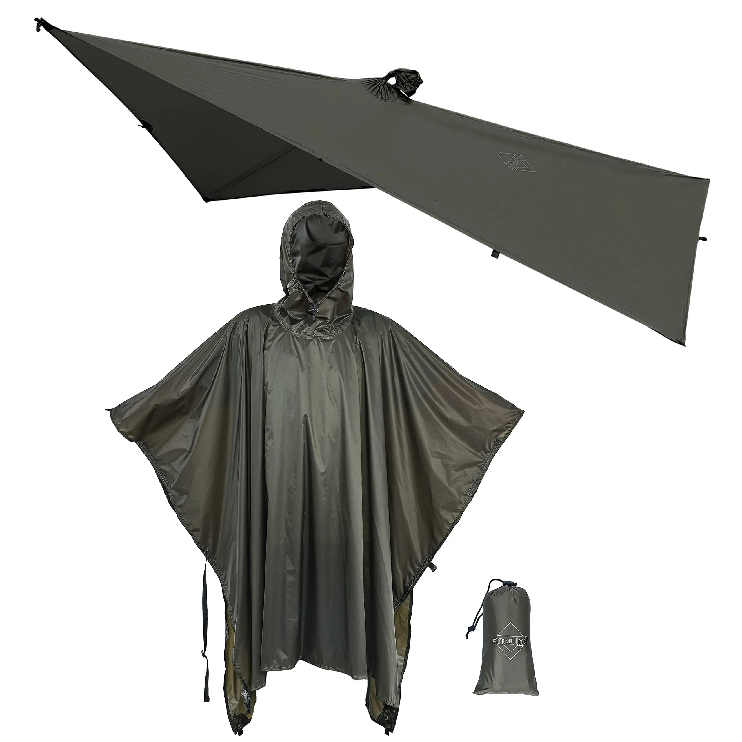 thumbnail image 2 of EVA Material Poncho Reusable Rain Poncho For Outdoor Activities 2 of 13