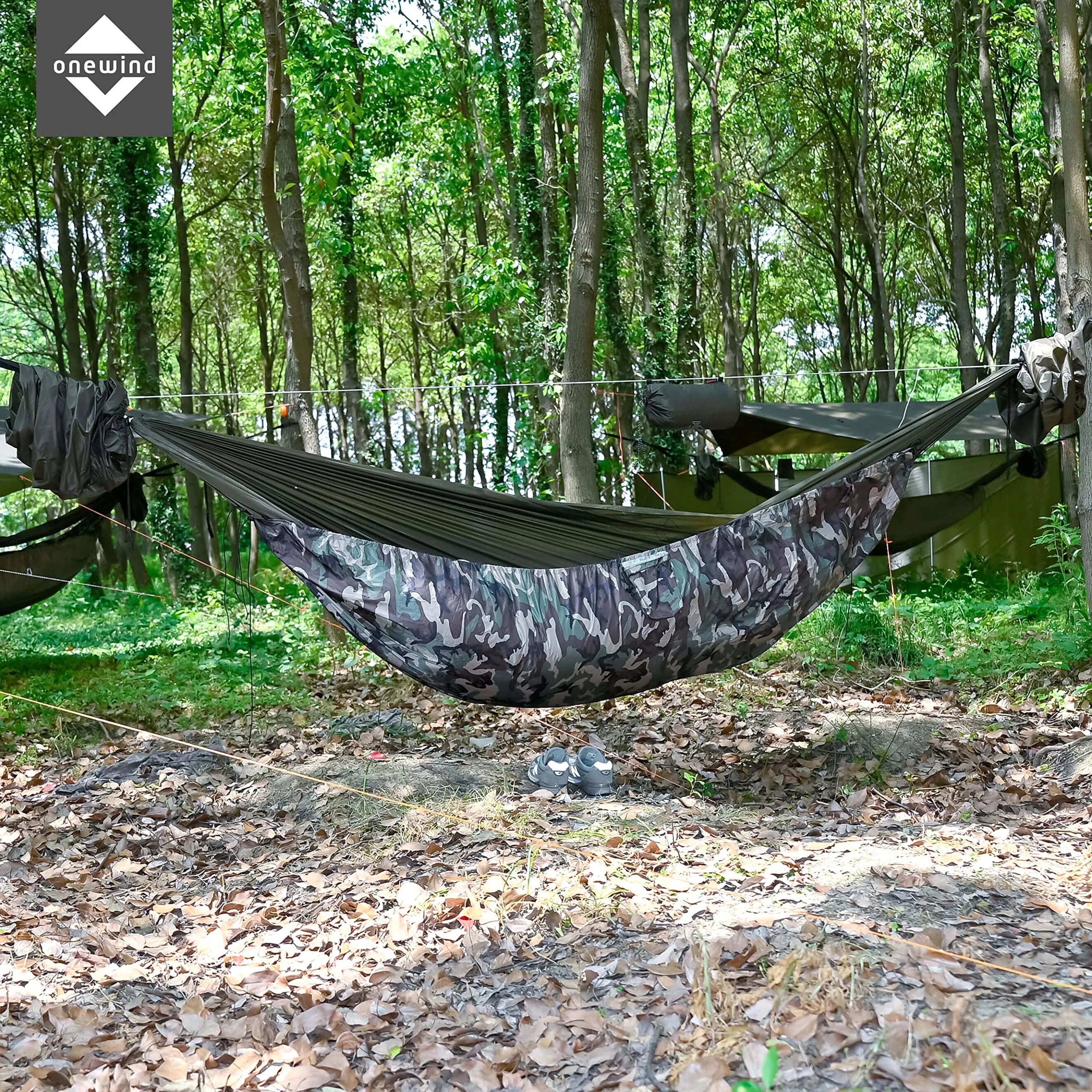 Protector de Manta para Hamaca con Estampado de Camuflaje