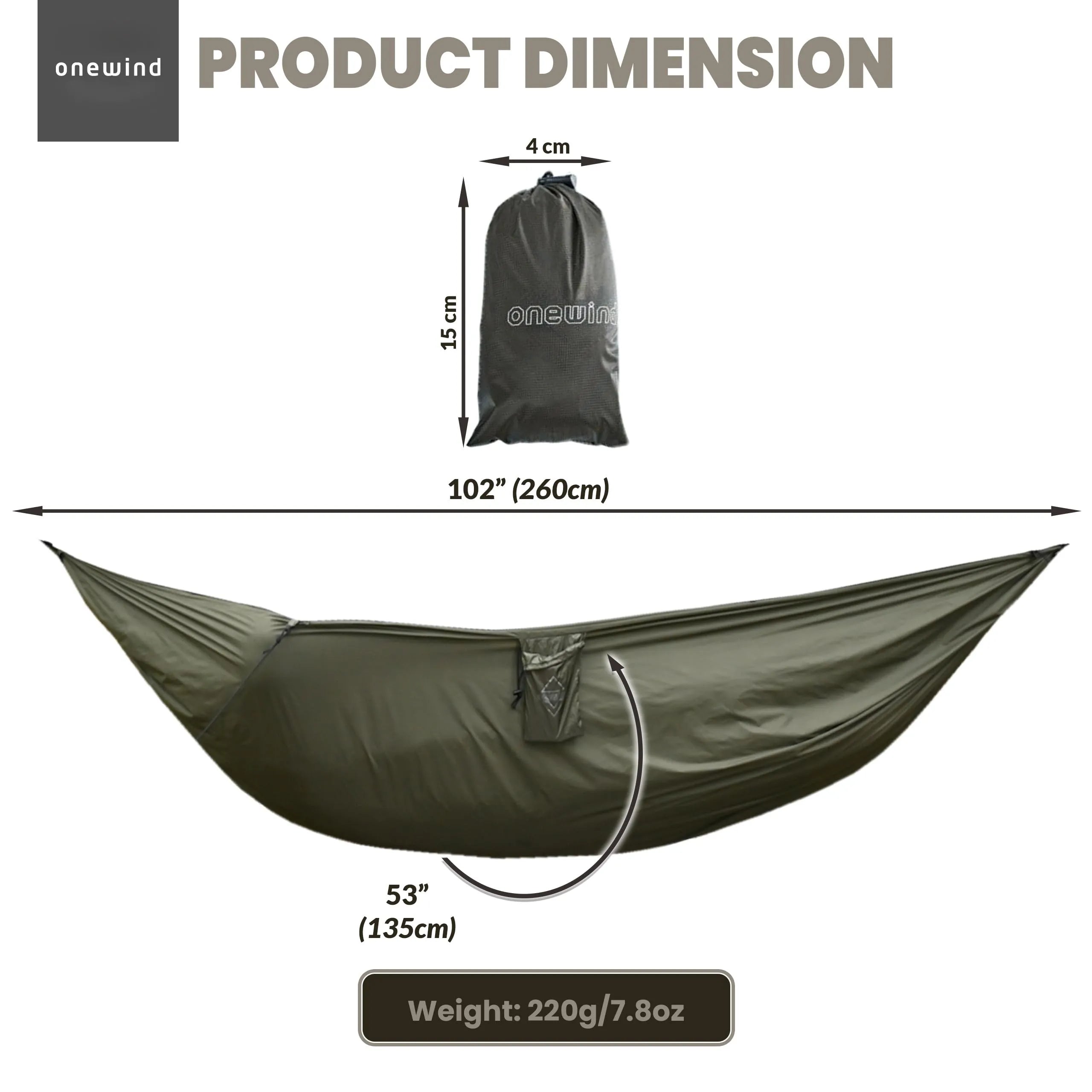 Protector de Manta para Hamaca con Estampado de Camuflaje