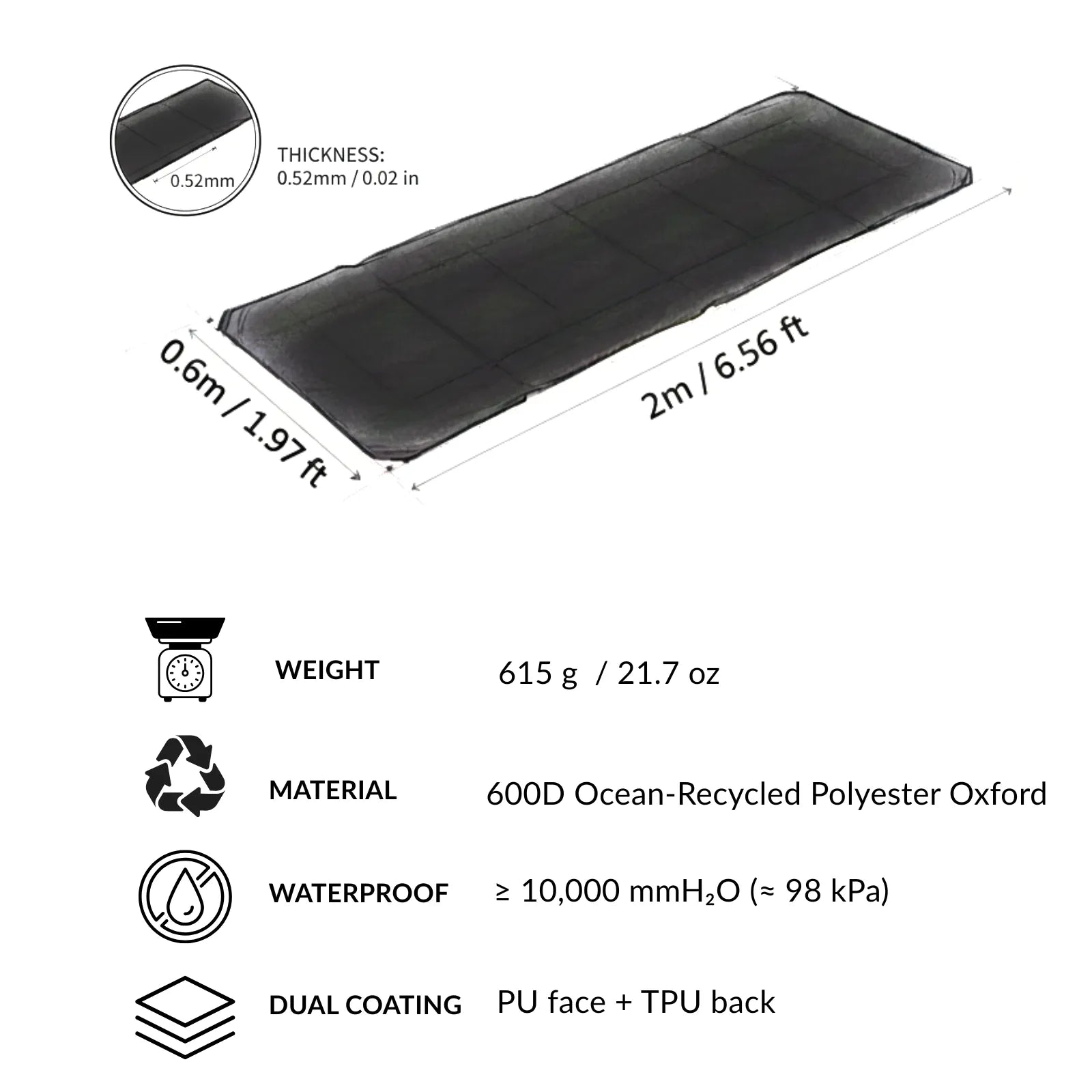 Footprint for Tent & Tarp Camping