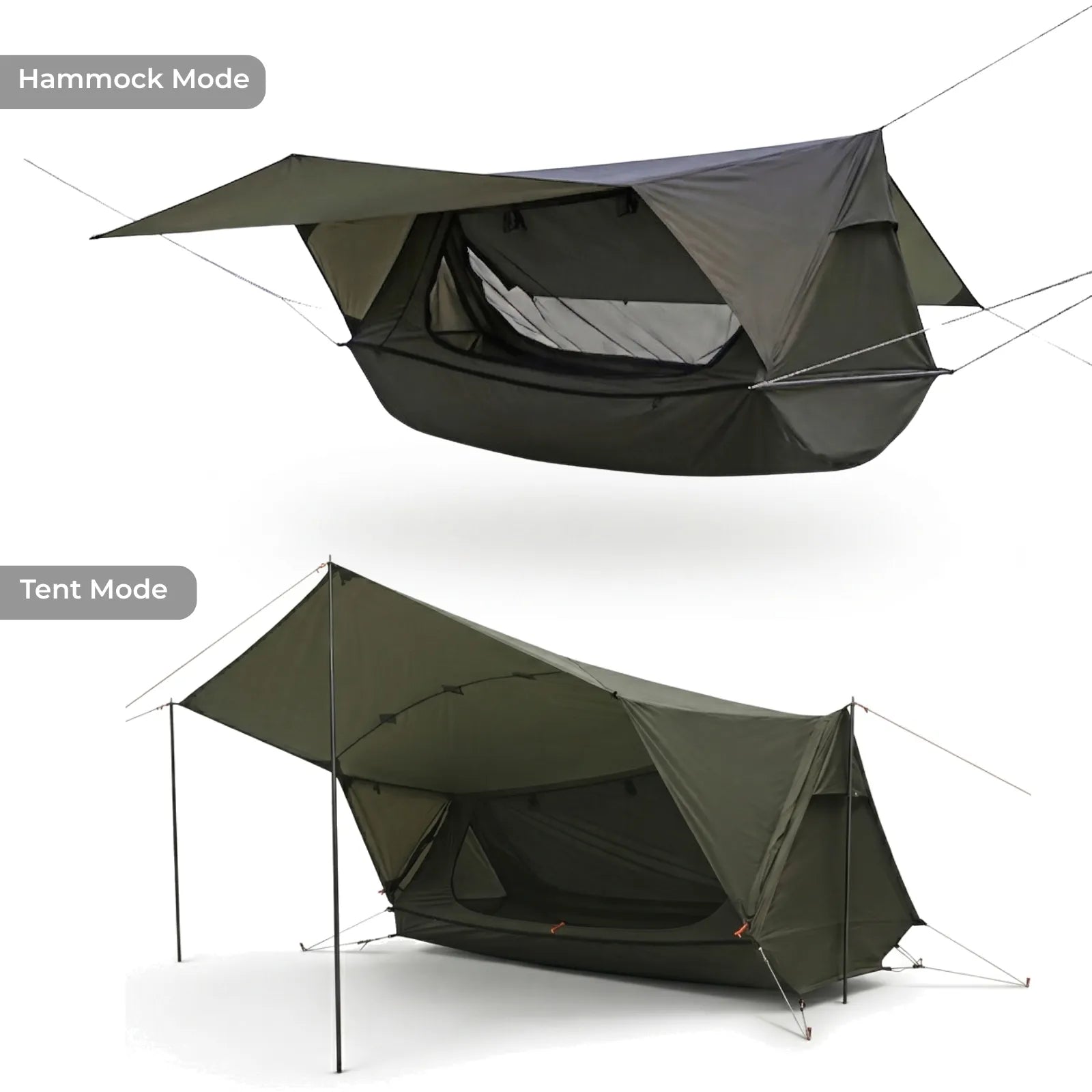 Hammock Camping Tent - Lay-Flat Bridge Design Skyperch | Onewind