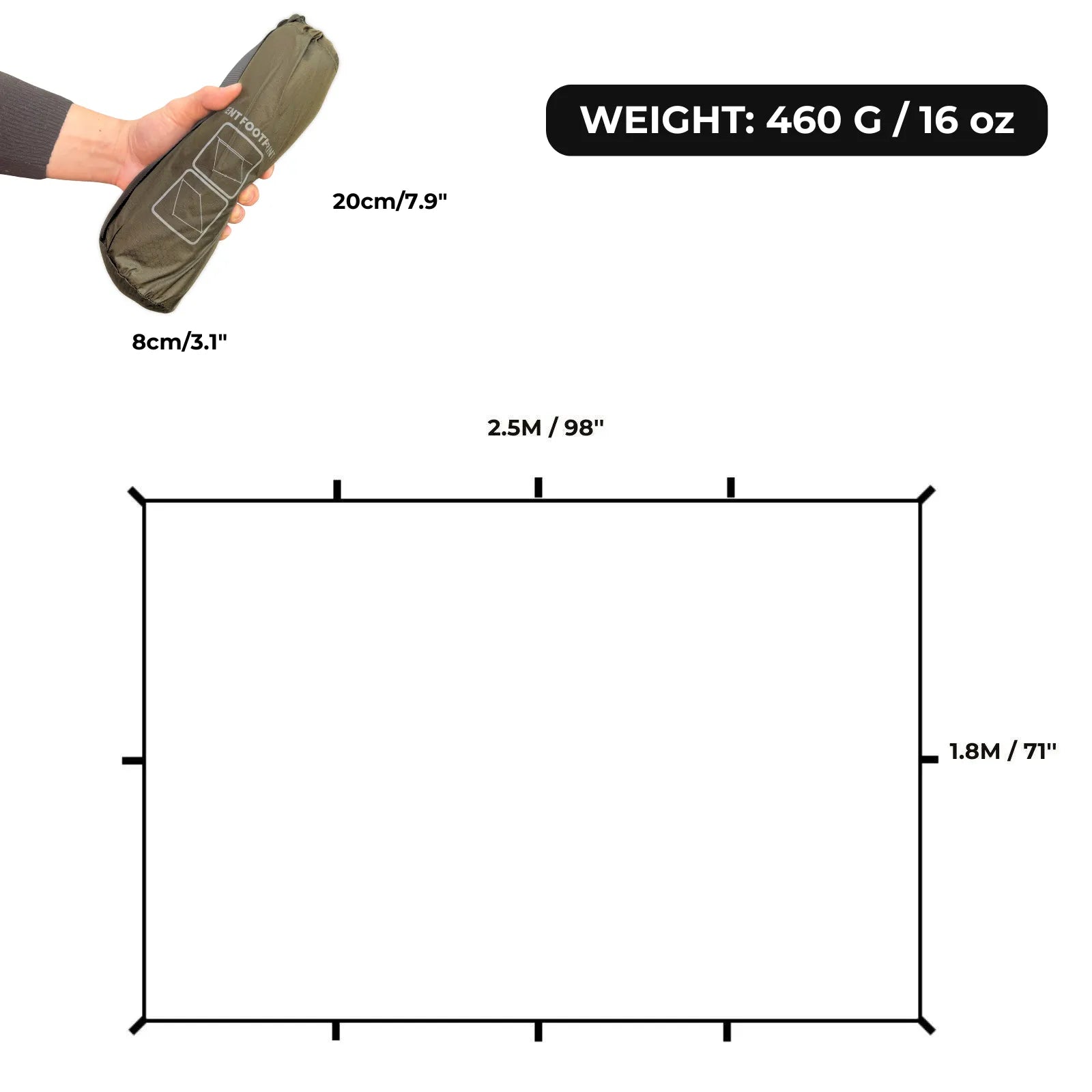 Waterproof Tent Footprint