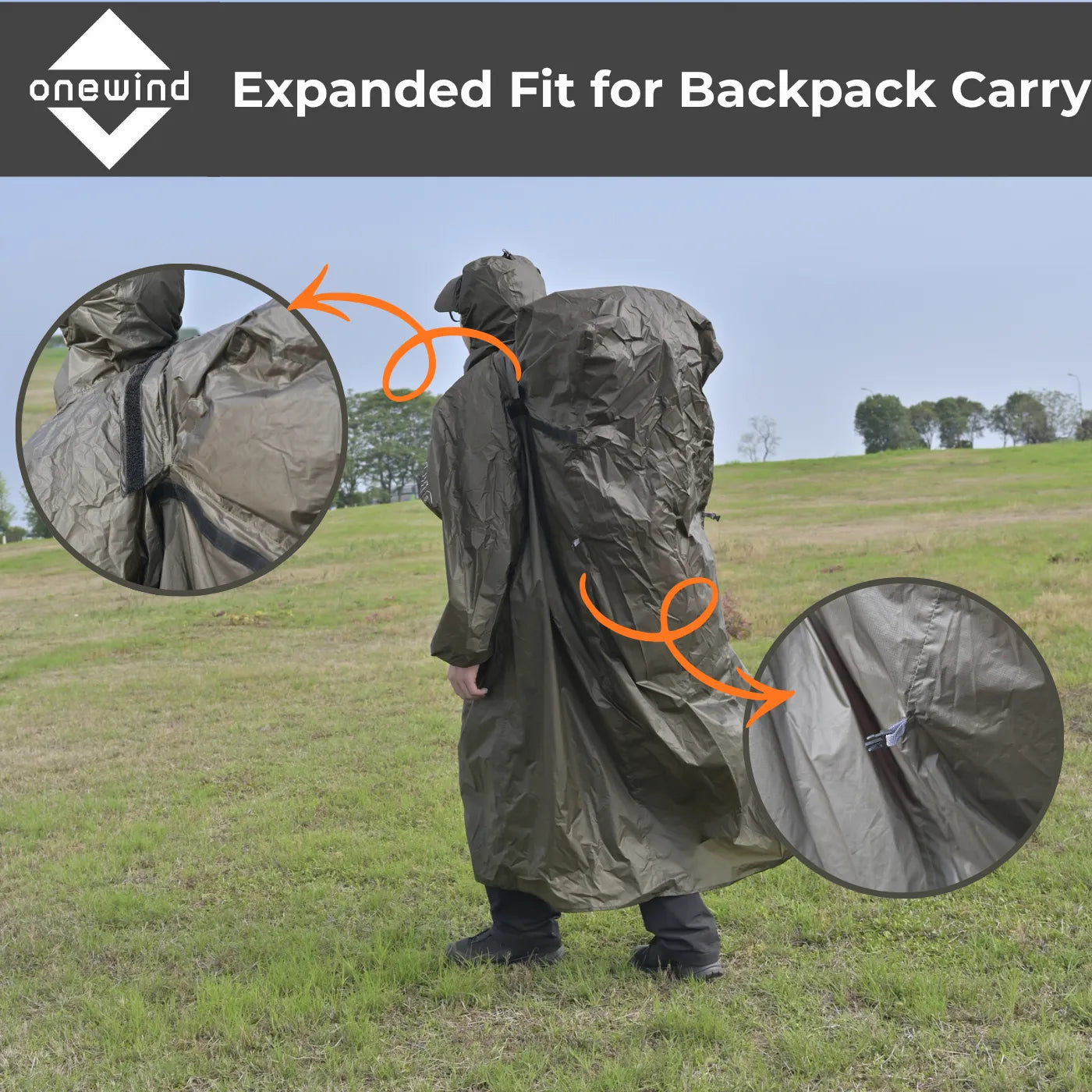 StormBacker UL Rain Cloak (Pre-Order – Ships in 15 Days)