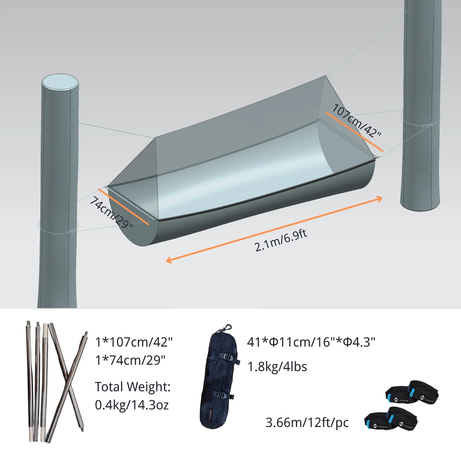 Crystal Bridge Hängmatta