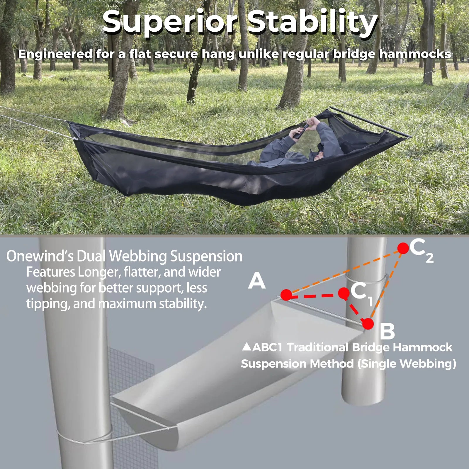 Crystal Bridge Hängmatta