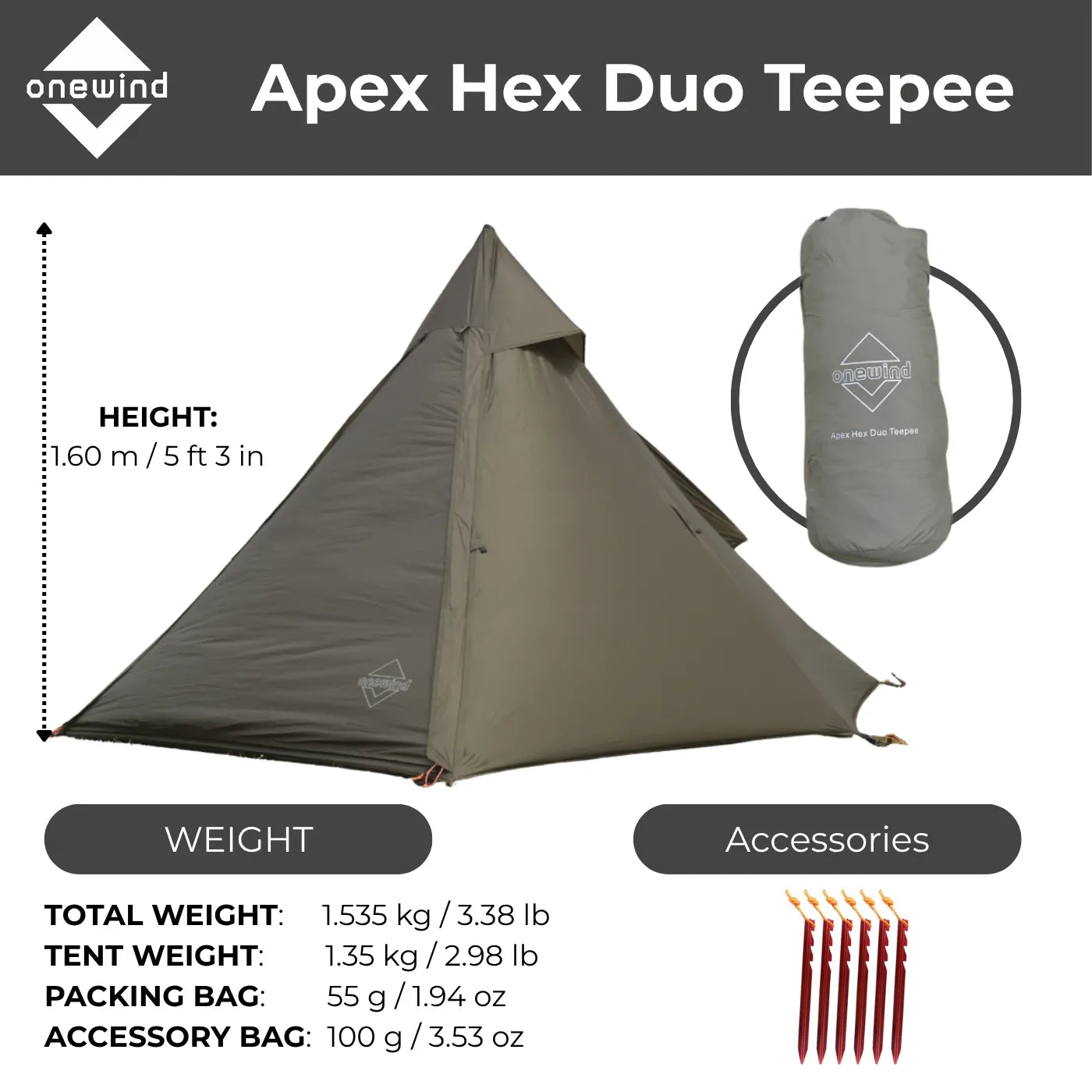 Apex Hex Duo Tipi