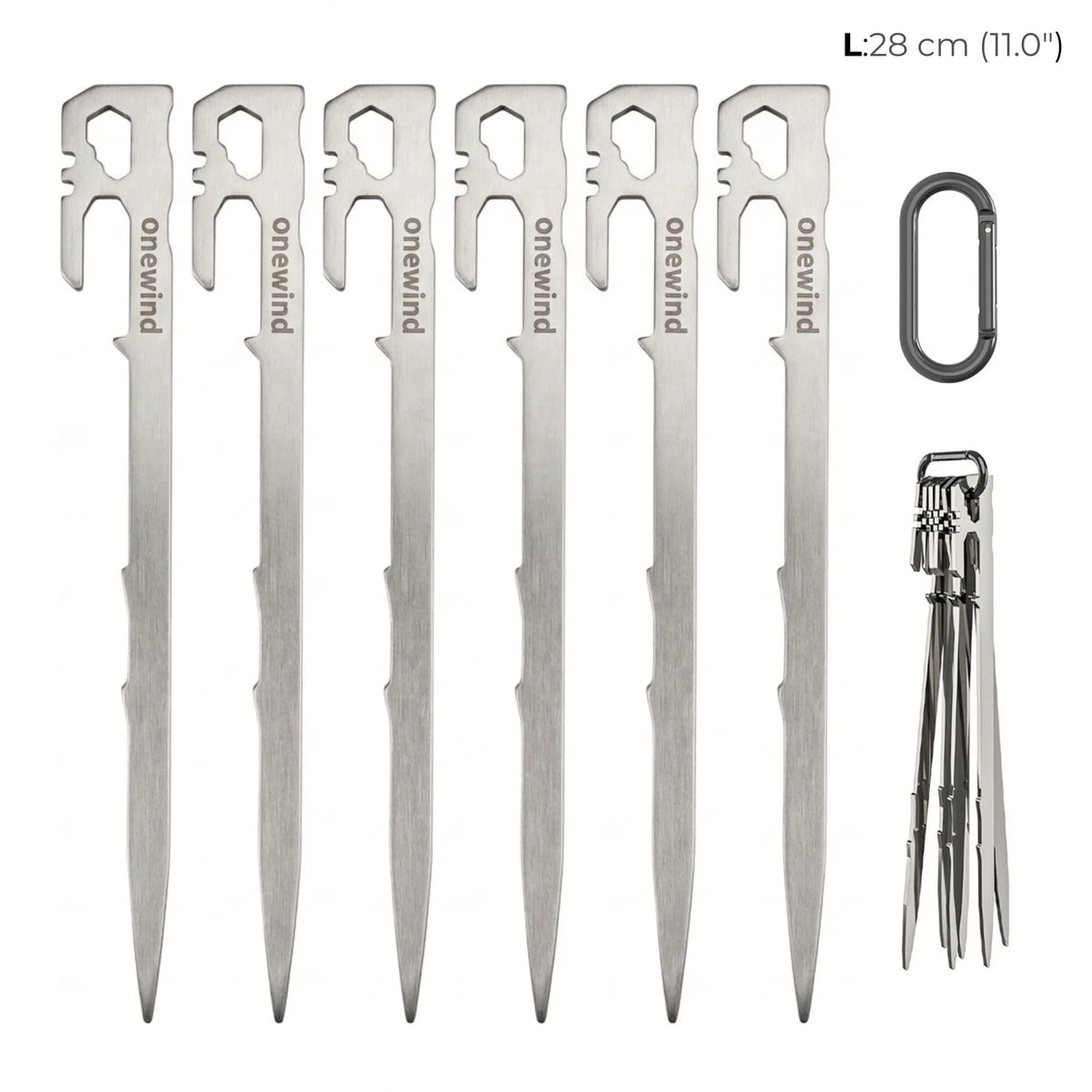 ProSteel Ultralight Tent Stake-6 pcs