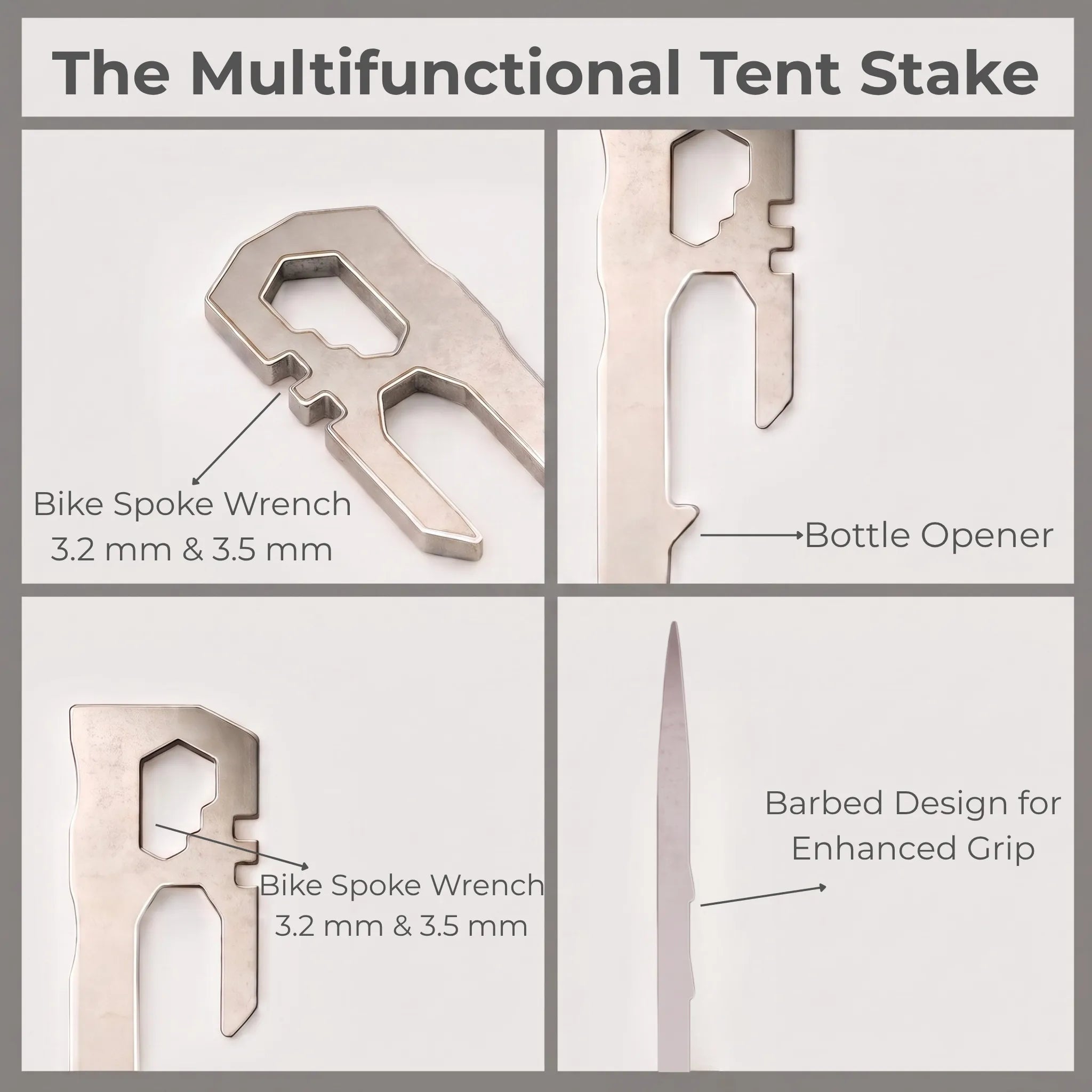 ProSteel Ultralight Tent Stake-6 pcs