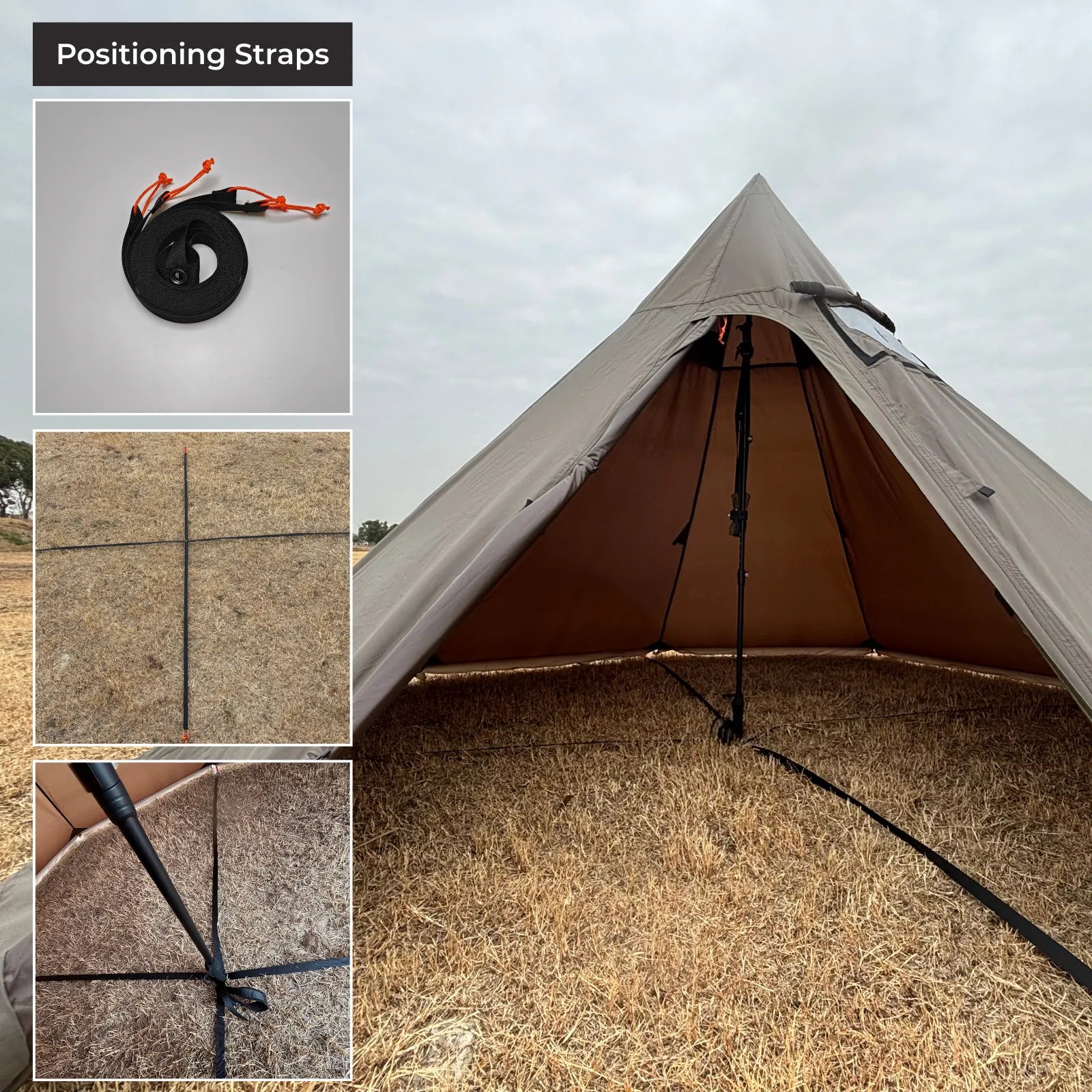 Summit Solo Teepee Hot Tent with Stove Jack