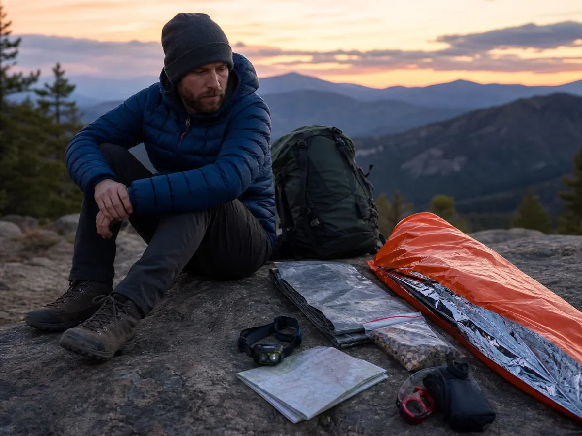 Hero for emergency bivy sack guide