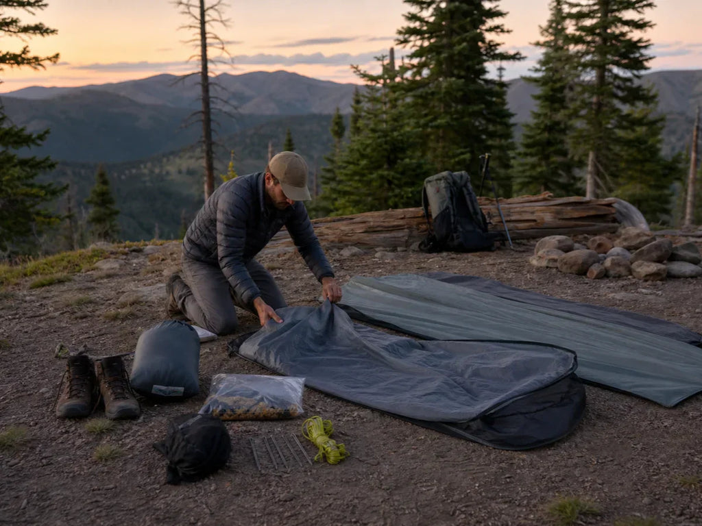 best emergency ultra light bivvy bag for rain NovaMedic Sleeping 2 Pack  84"x36" Thermal Mylar Survival Bivy Sack  Waterproof, Lightweight & Compact Emergency Blanket Camping, Hiking, Outdoor Survival & Travel : Sports & Outdoors car emergency kit Ultralight Bivy Sack: The System-Weight