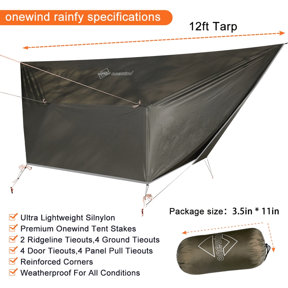 Premium Onewind Hammock Tarp Shelter | Onewind Outdoors