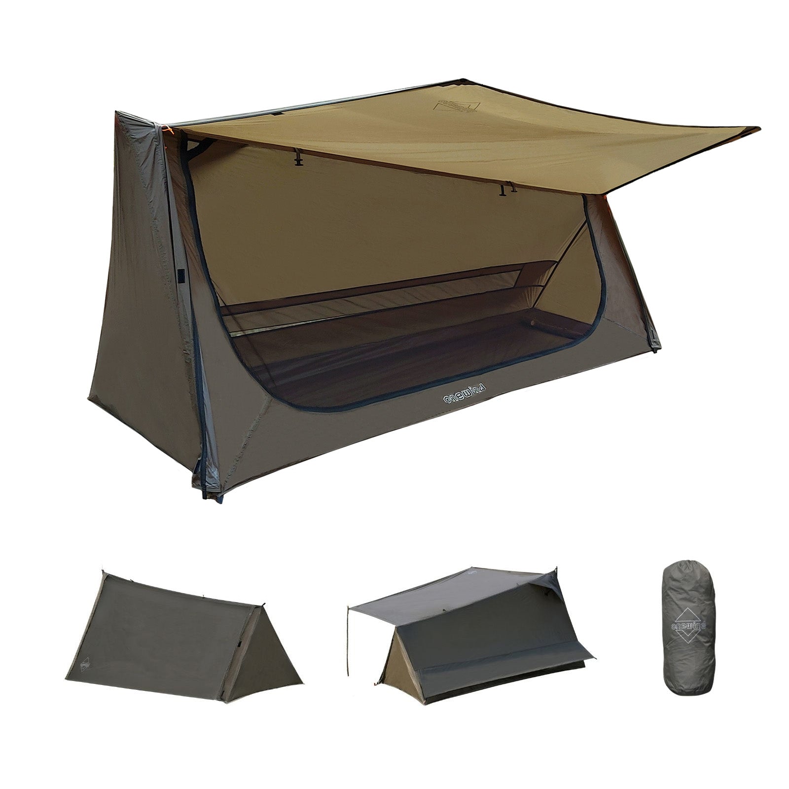 SoloVent Bivy Tent Ultimate Ultralight 1 Person Shelter onewindoutdoors