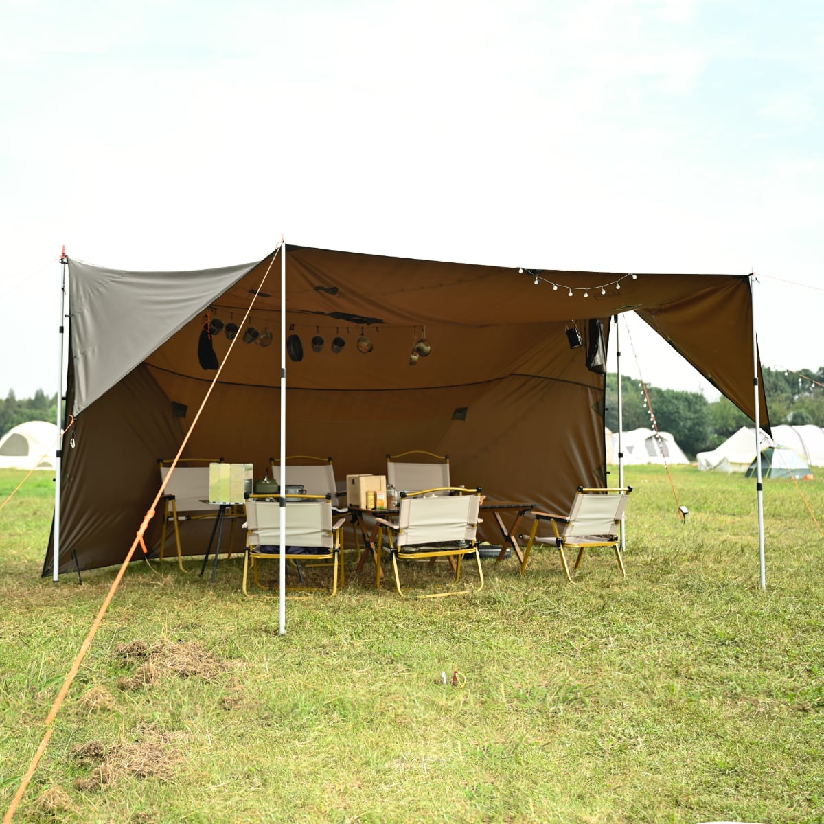 Color Defect - Hot Tent Tarp for Hammock Camping