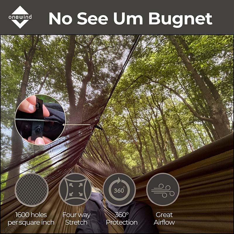 Bugnet Logo Hammock Cradle Bugnet - Ultimate Camping Insect Protection