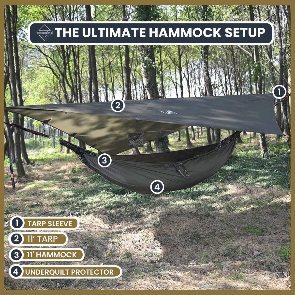 Nimbus Silnylon Hammock Tarp