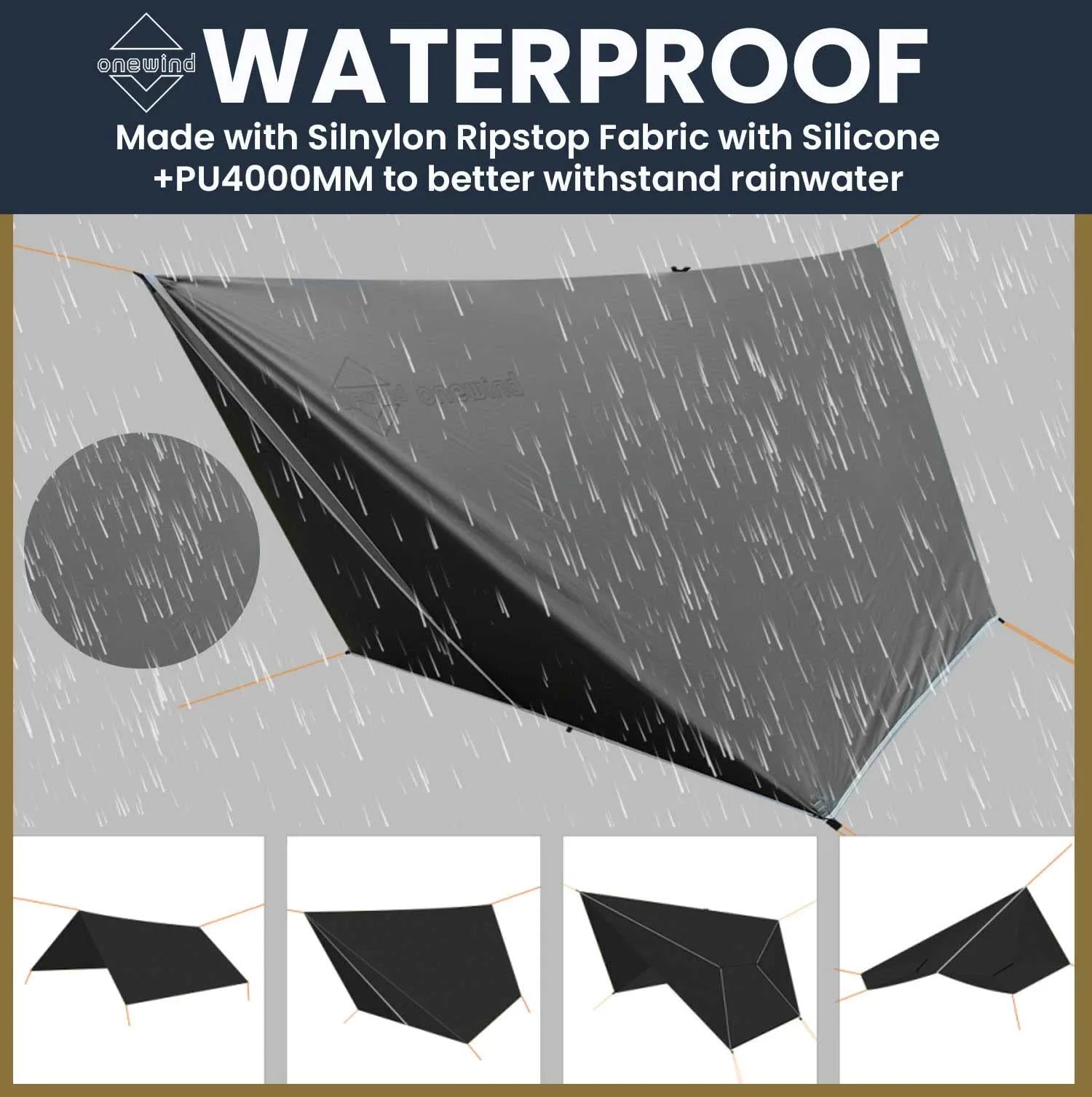 Nimbus Silnylon Hammock Tarp