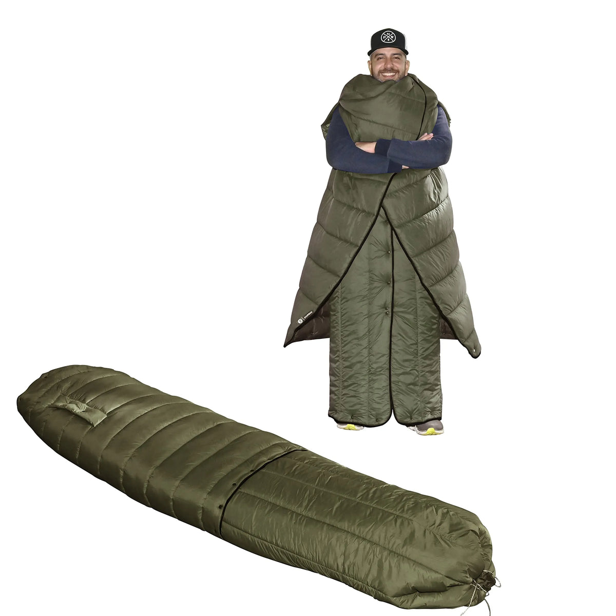 Hammock Gear Schlafdecke, Oberdecke & tragbarer Schlafsack