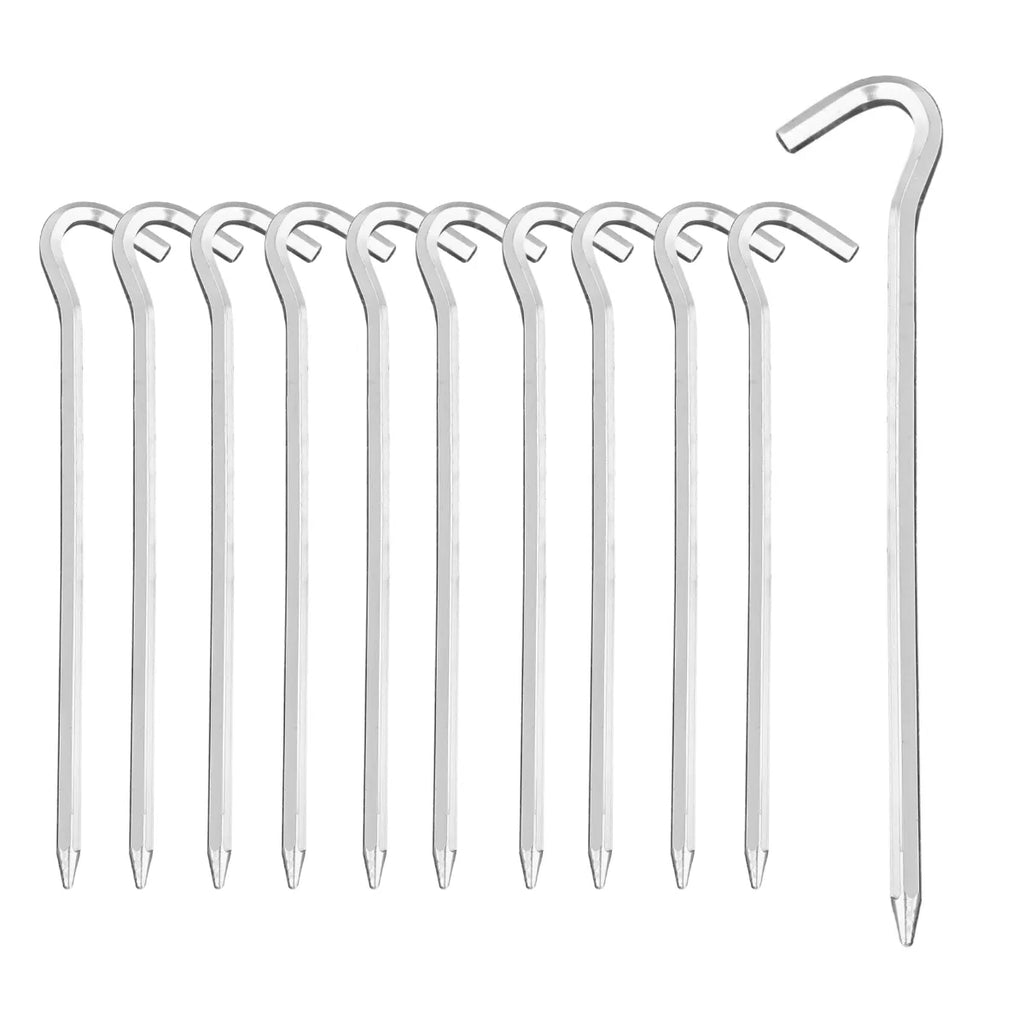 good tent pegs 7" Aluminum Tent Stakes – Ultralight Camping Ground Pegs