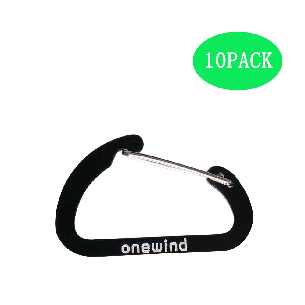 Aluminum Carabiner Quickdraws - 10PCS