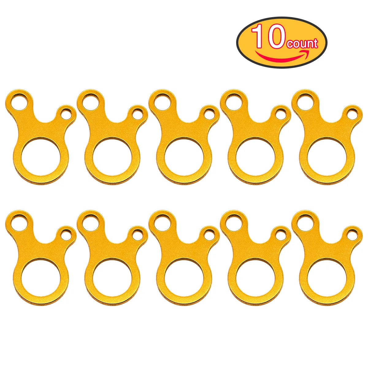 Aluminum Guyline Tensioners 10Pcs/Pack