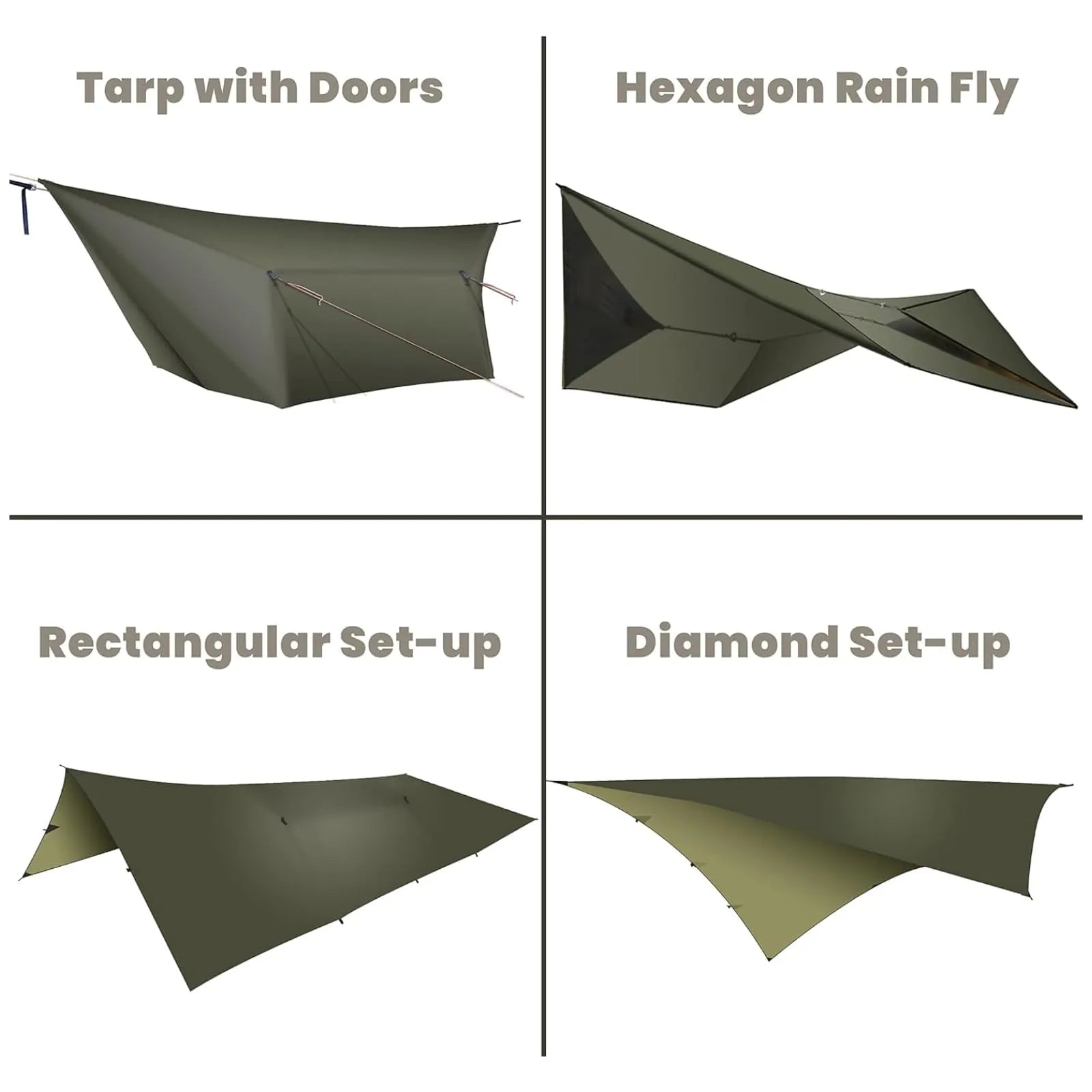 Billow Ultralight Hammock Tarp Shelter 12'