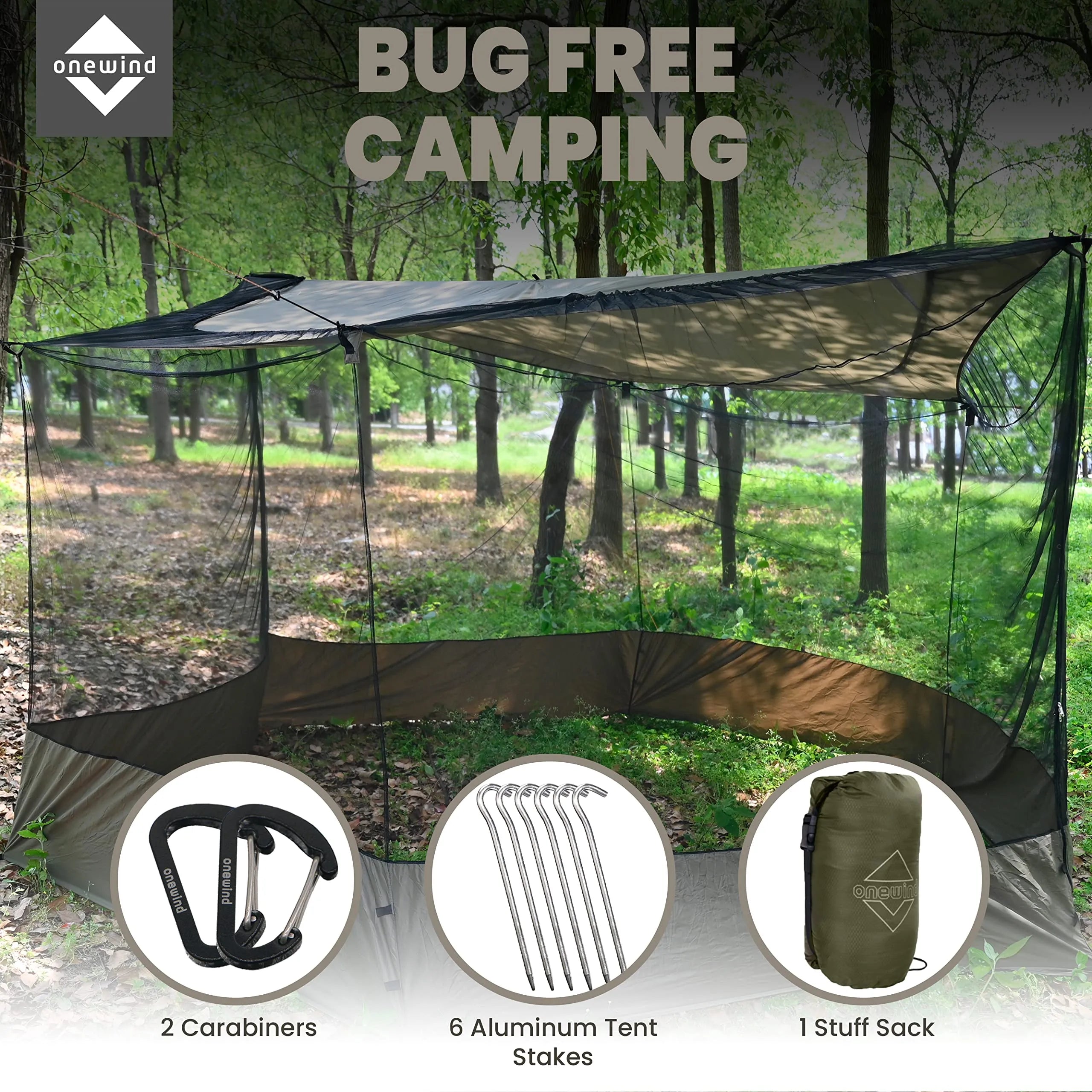 Hammock Screen House Tarp Mosquito Net