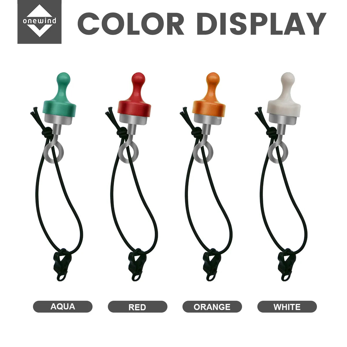 Tarp Tieouts with Magnetic Hooks -2Pcs