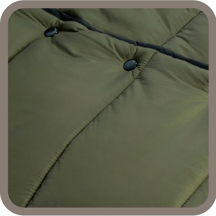 Hängematten-Topquilt-Poncho – Aufgerüstet auf recyceltes Nylongewebe