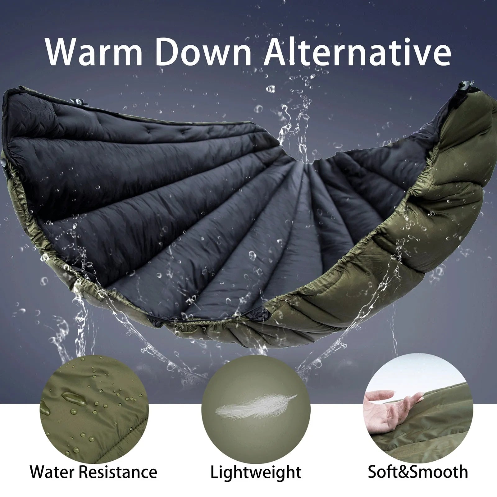 Flare Hammock Unterbett- und Deckenkombination für 4 Seasons OD Green
