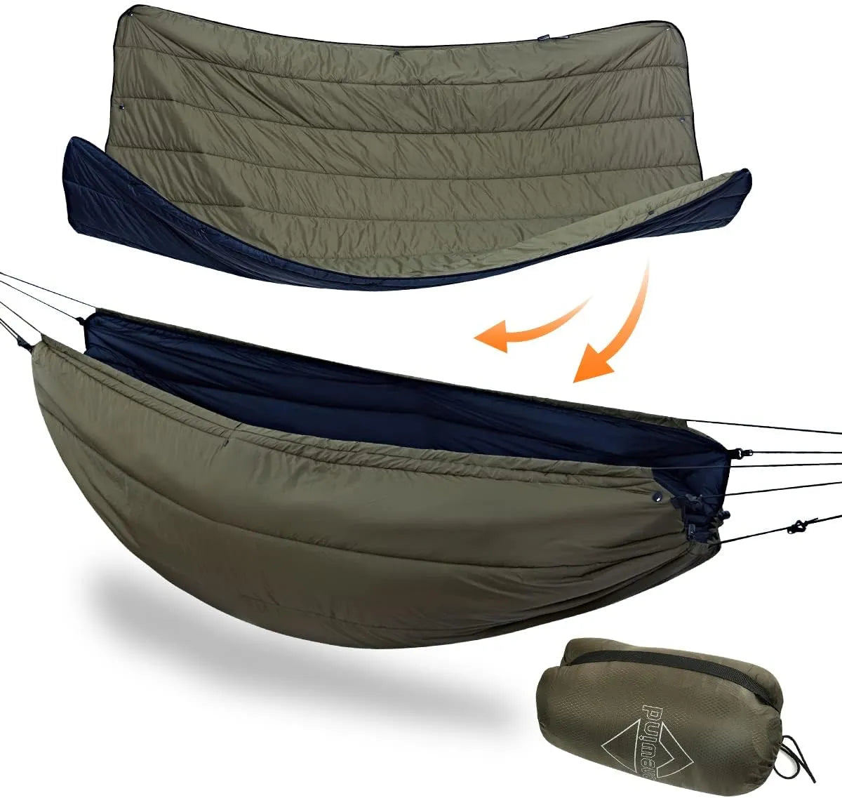 Flare Hammock Unterbett- und Deckenkombination für 4 Seasons OD Green