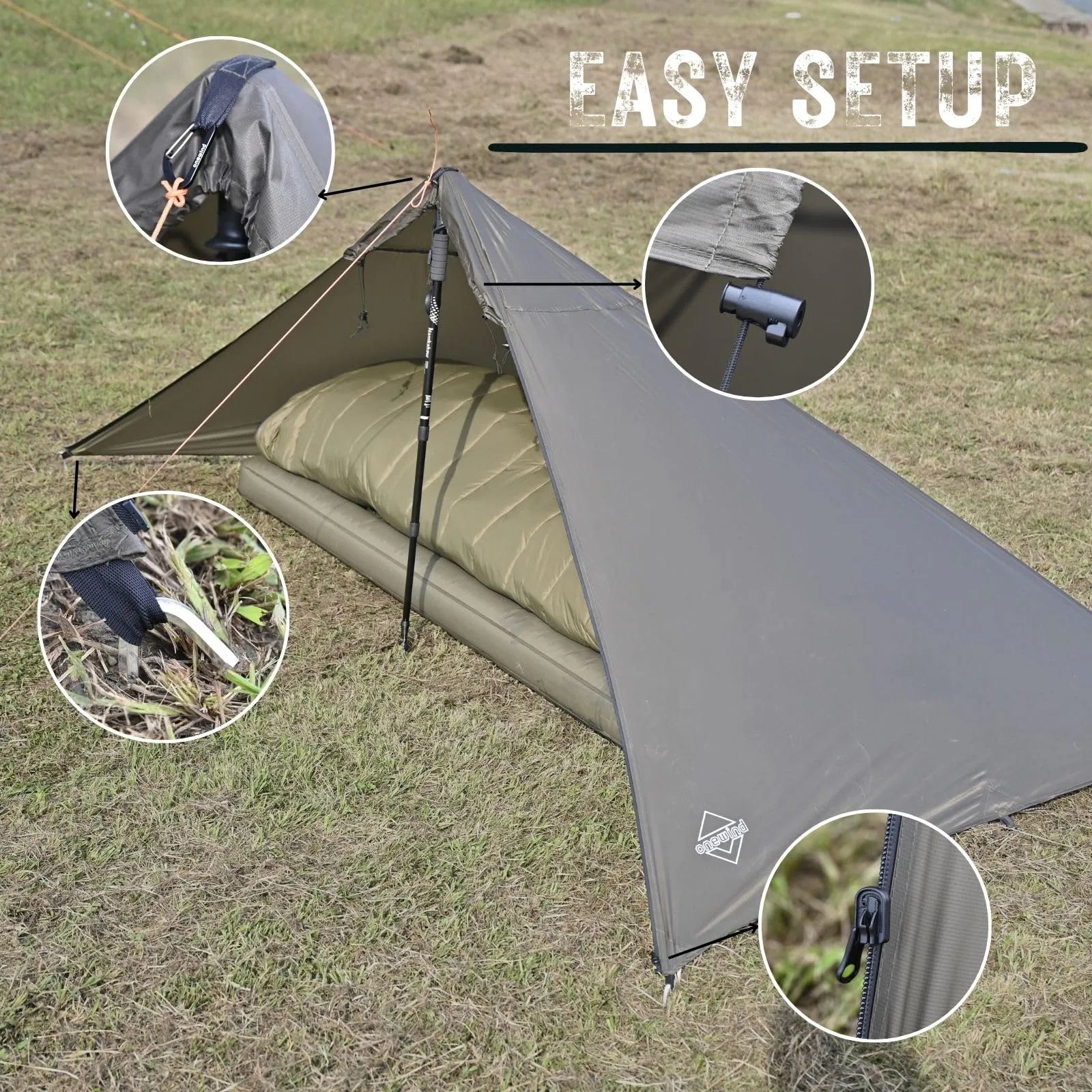 Solitary Ultralight Cape Shelter