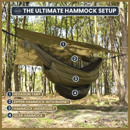 Camping Hammock SetUp Sleep system | Onewind Outdoors